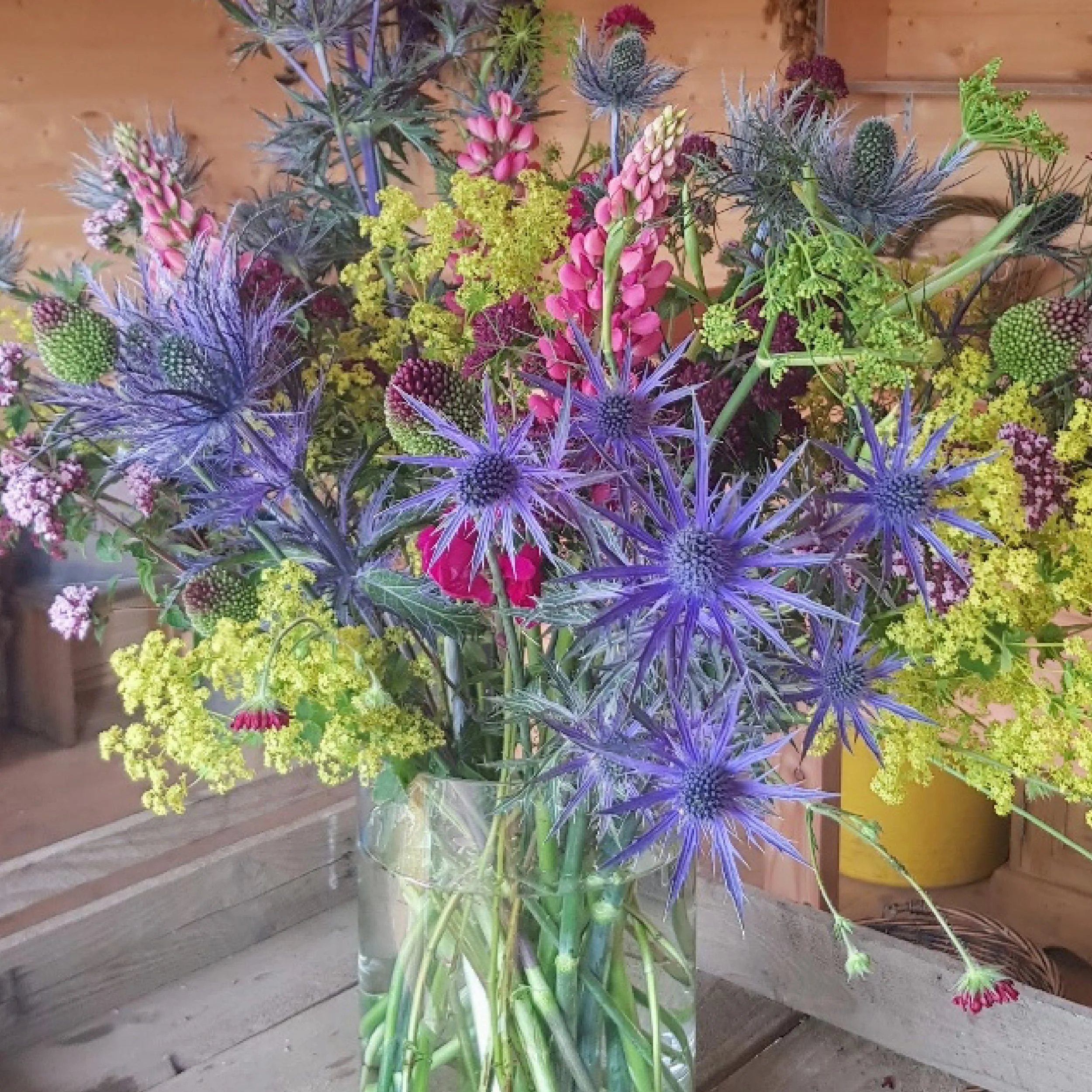 Hand Tied Summer Flowers Workshop, Archerfield Walled Garden, Dirleton