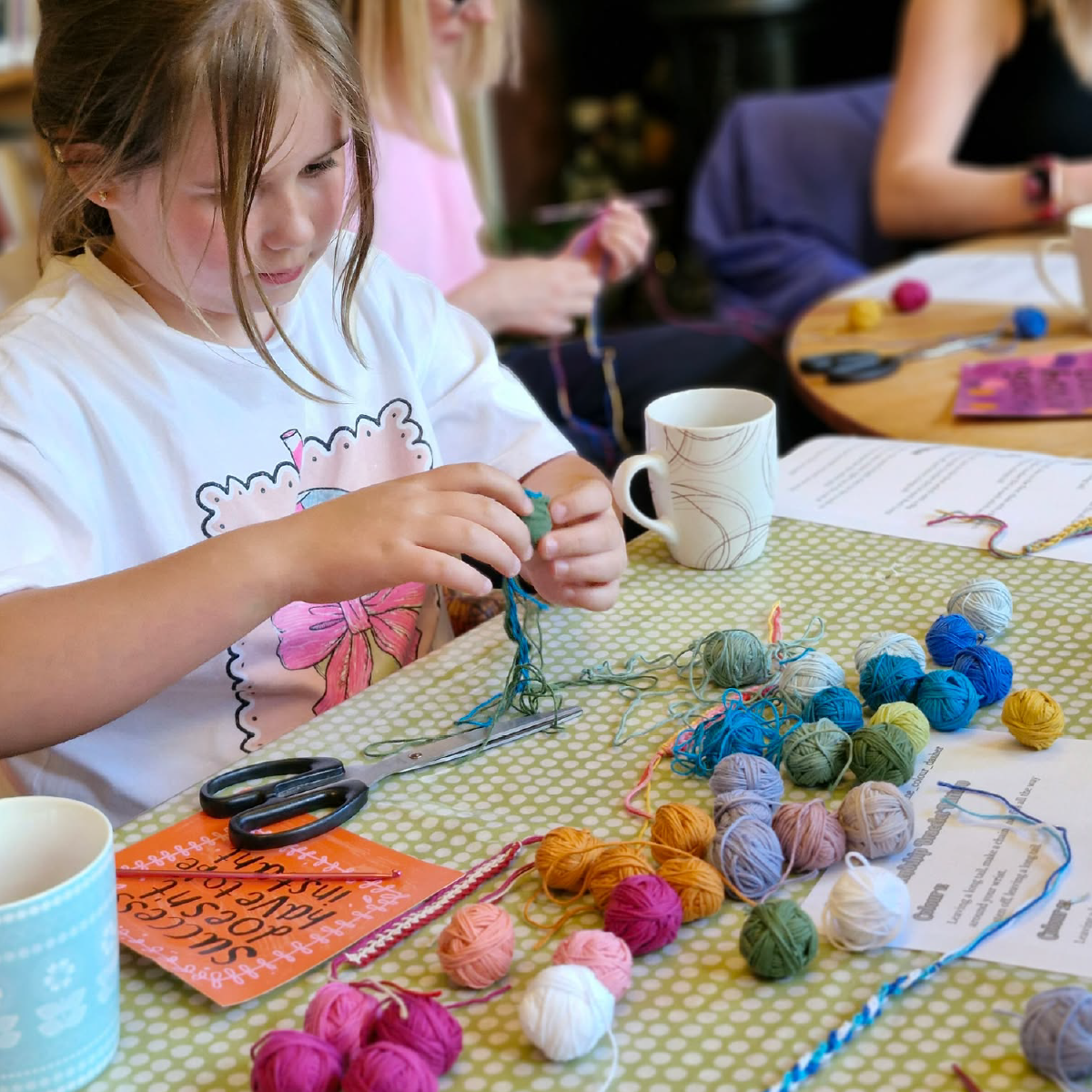 Adult & Child Crochet Workshop, Archerfield Walled Garden, Dirleton