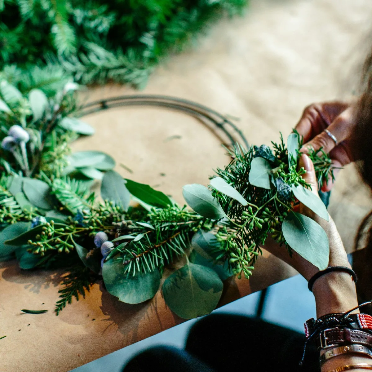Christmas Wreath Making Class