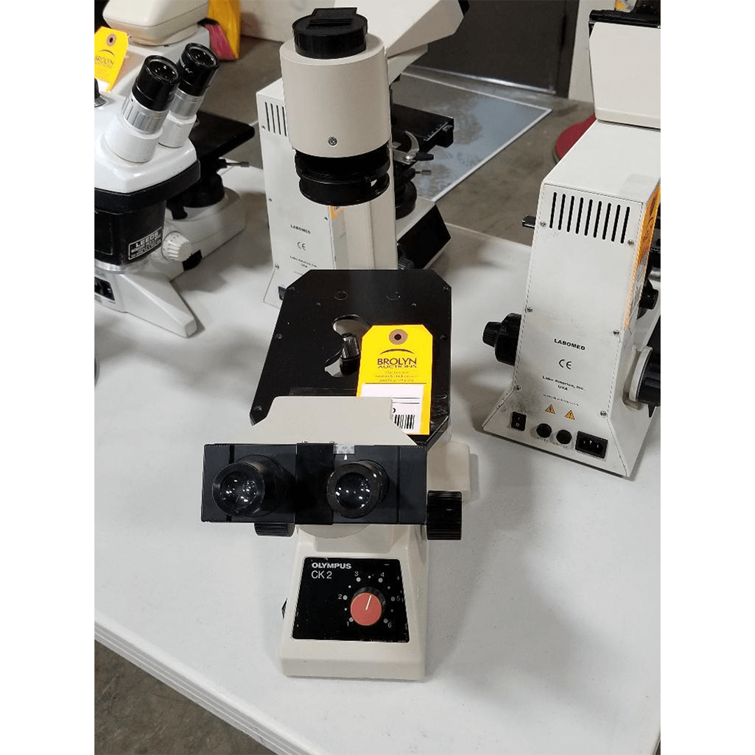 Lot 10 - OLYMPUS CK2 MICROSCOPE..png