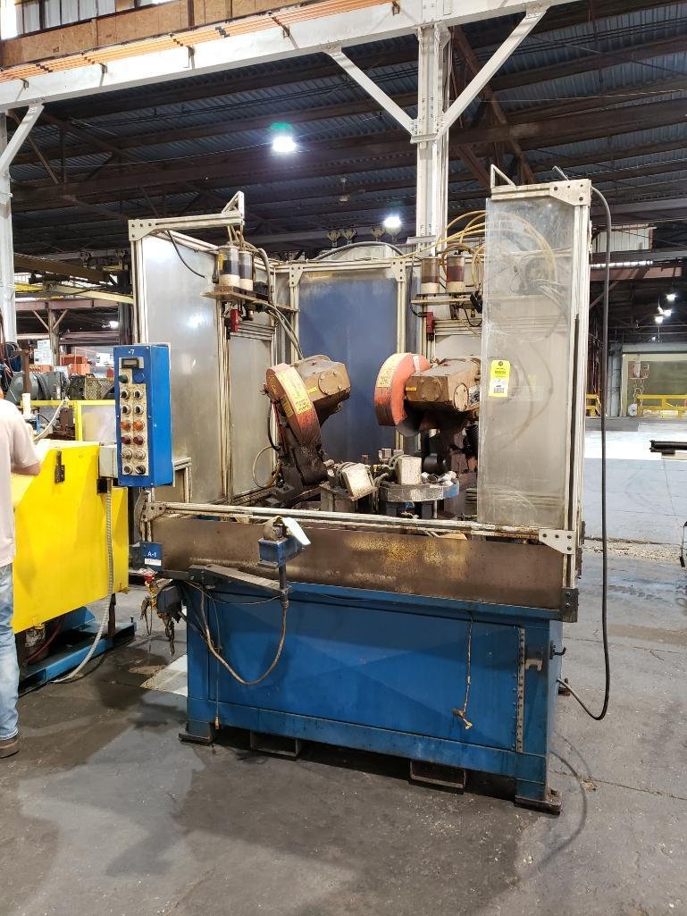Aggreesive tooling automatic dual head Kalamazoo cold saw. Part numbers FS350HD. Allen Bradley cont.