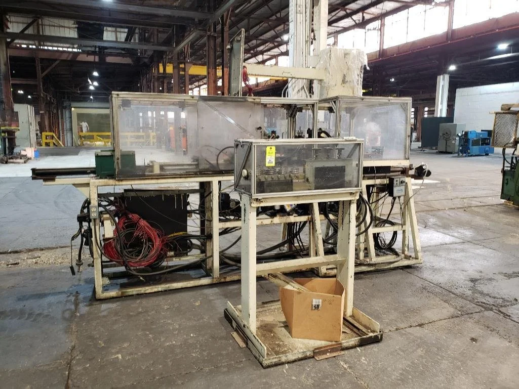Crown Tube straightening cutoff machiner. 1 1/4in capacity.