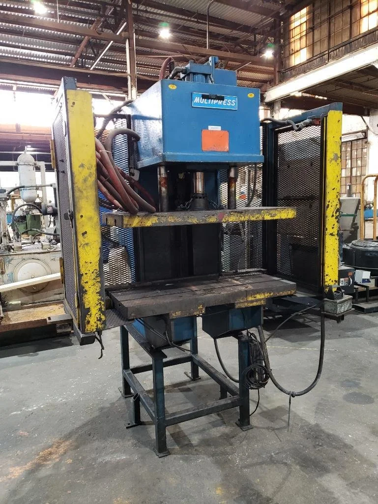 Multipress hydraulic press. Model WAT1009-24. 3ph 460v. Serial # M-4814-2.