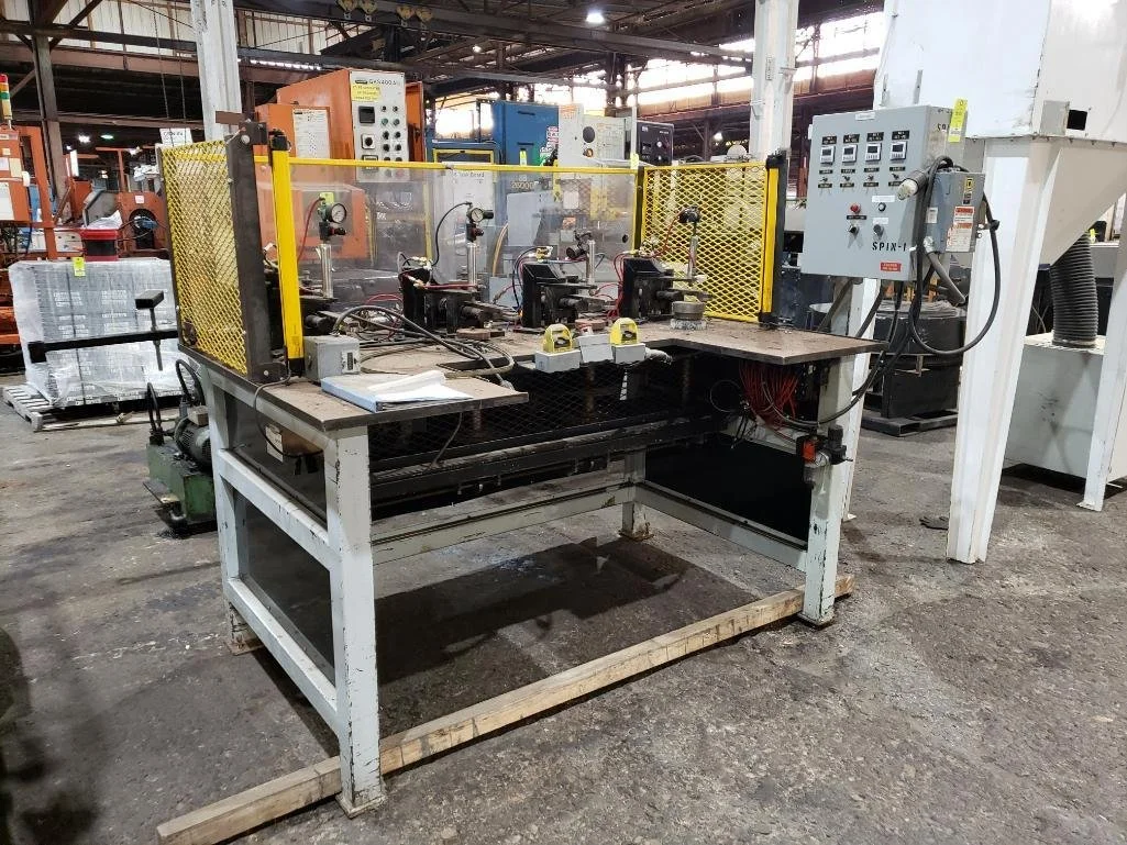Large OD beading machine with SPIN-1 controls.