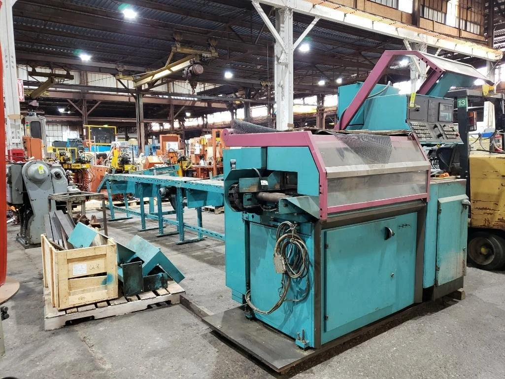 Kaltenbach RKS451NA Cold Saw with Knoll Coolant System and Roller Conveyor. Serial # 114719.