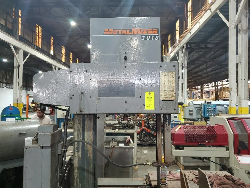 MetalMizer horizontal bandsaw. Model MS2018-2. 3ph 460v. 2hp. Serial # MS0118872S.