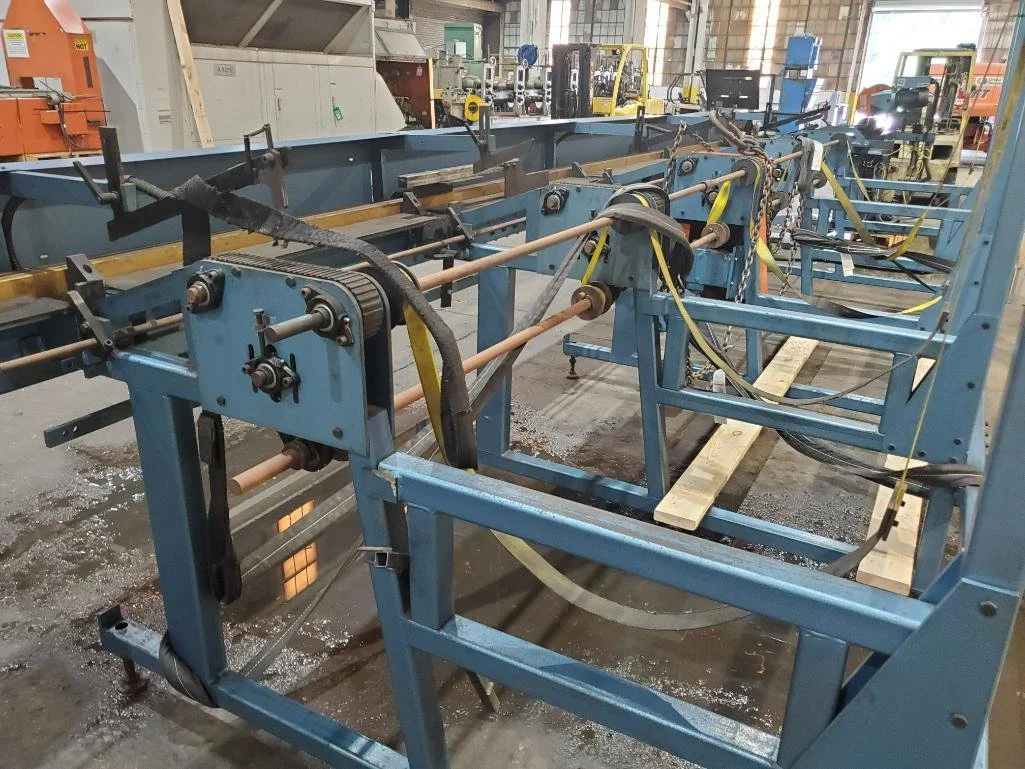 Scotsman cold saw. 3ph 460v. Includes Auto Load RH feeder.