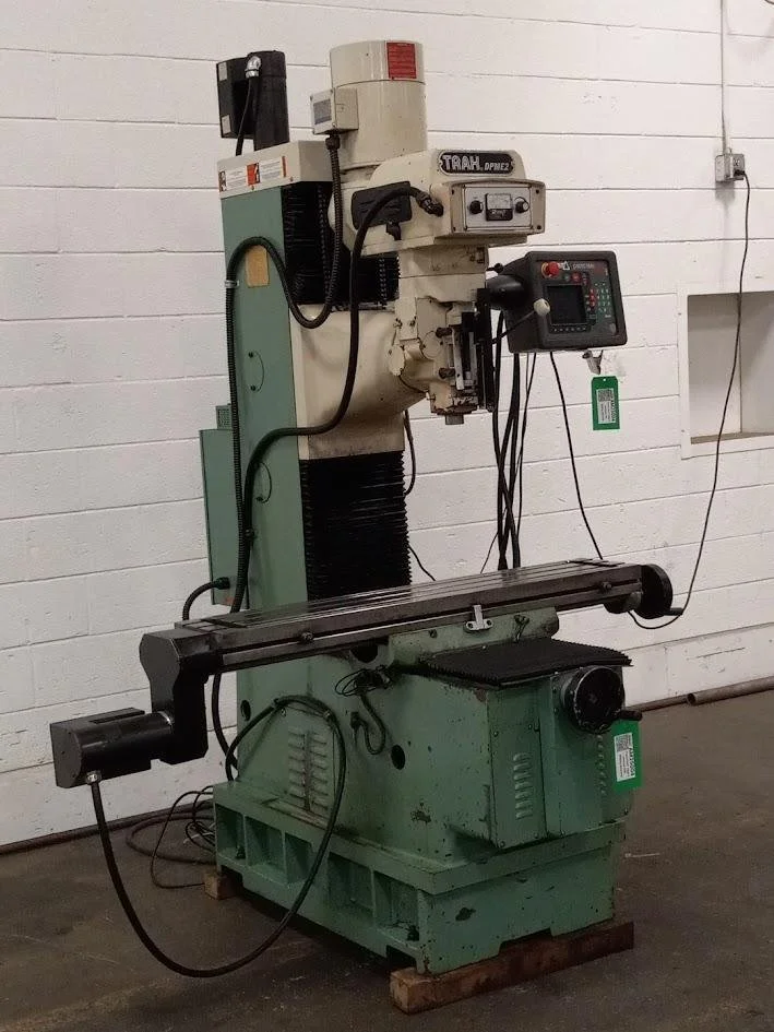 3hp Proto TRAK model DPME2 vertical CNC milling machine. Proto Trak Edge 3 controls.