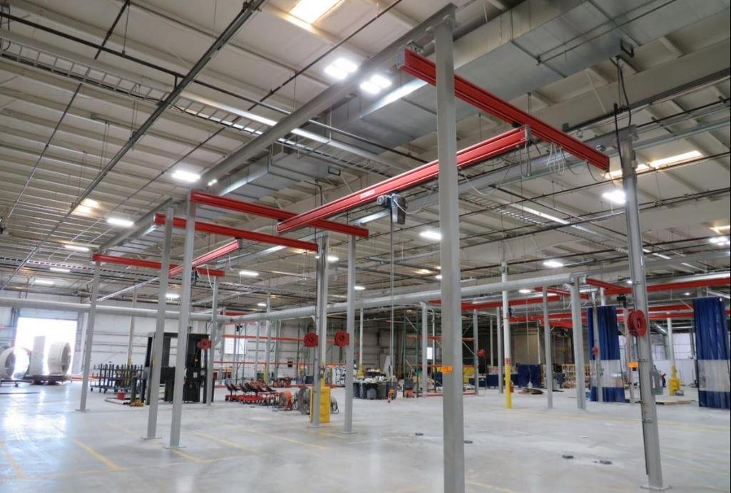1 ton Demag hoist crane cell.