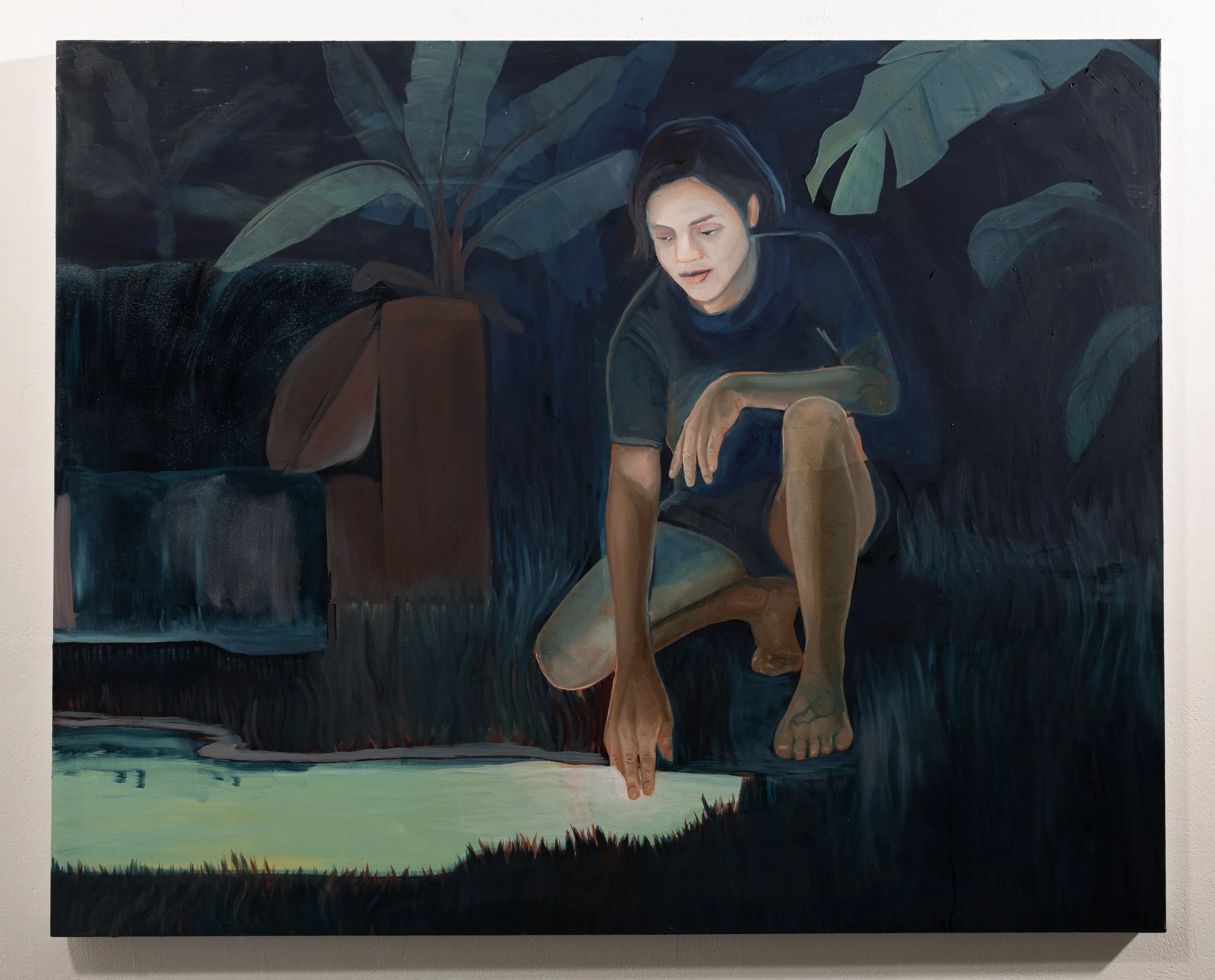 "An Invitation." Oil on canvas. 48 x 36 inches. 2025.