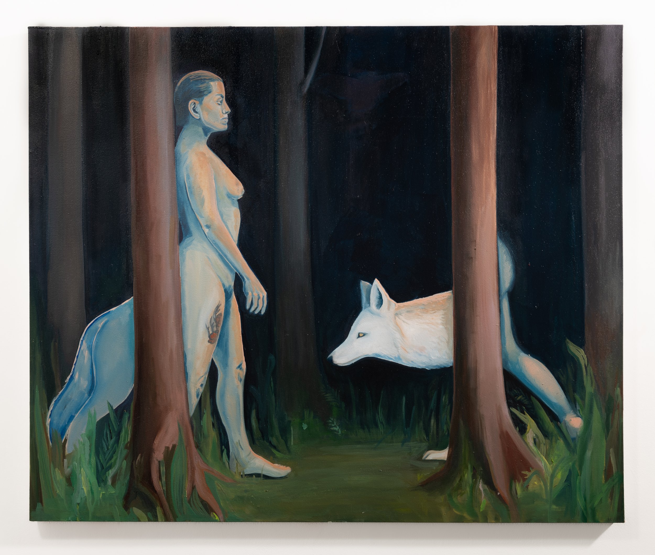 "Shapeshifter." Oil on canvas. 48 x 42 inches. 2025.