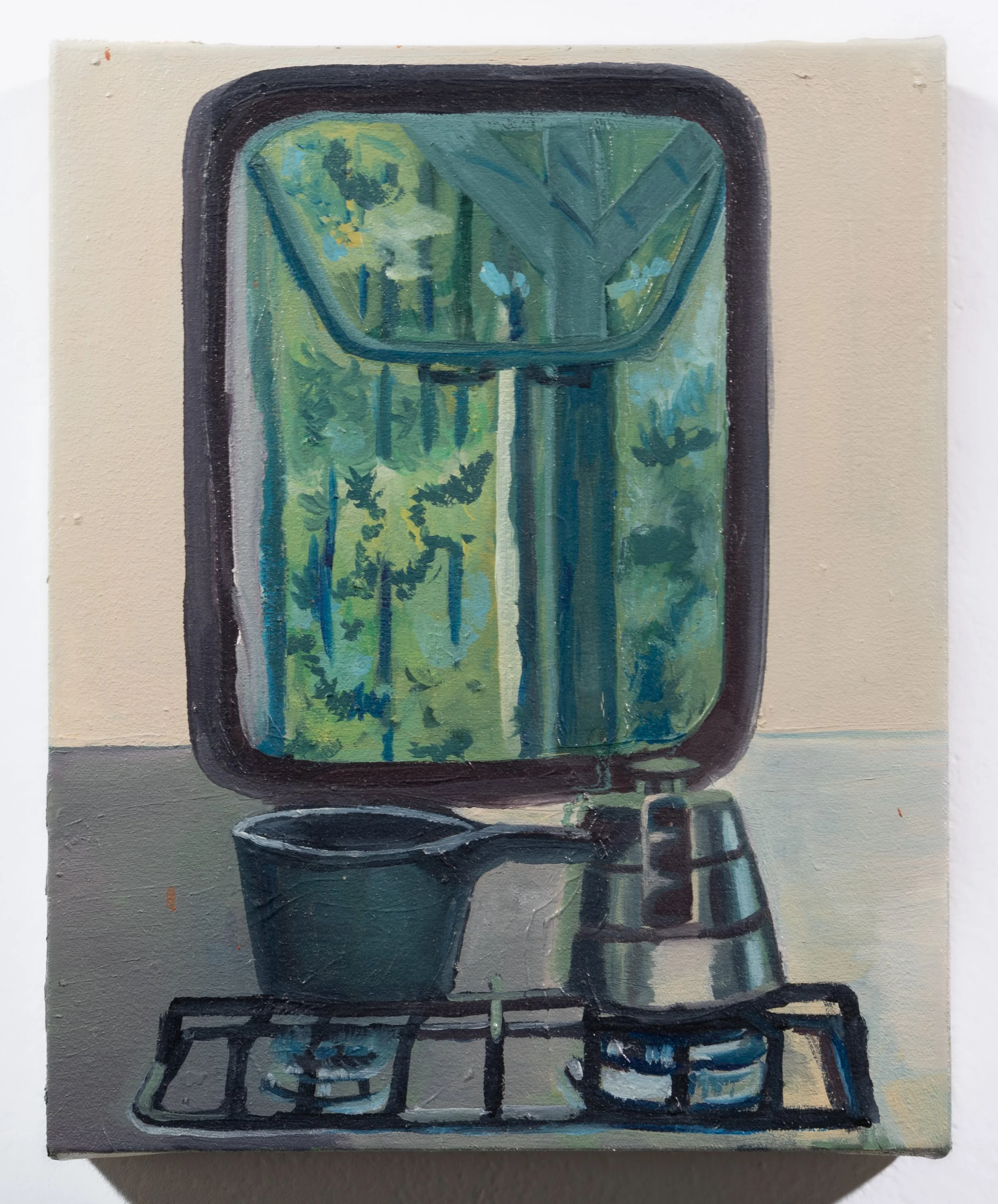 "Forests for Rest." Oil on canvas. 8 x 10 inches. 2025. 