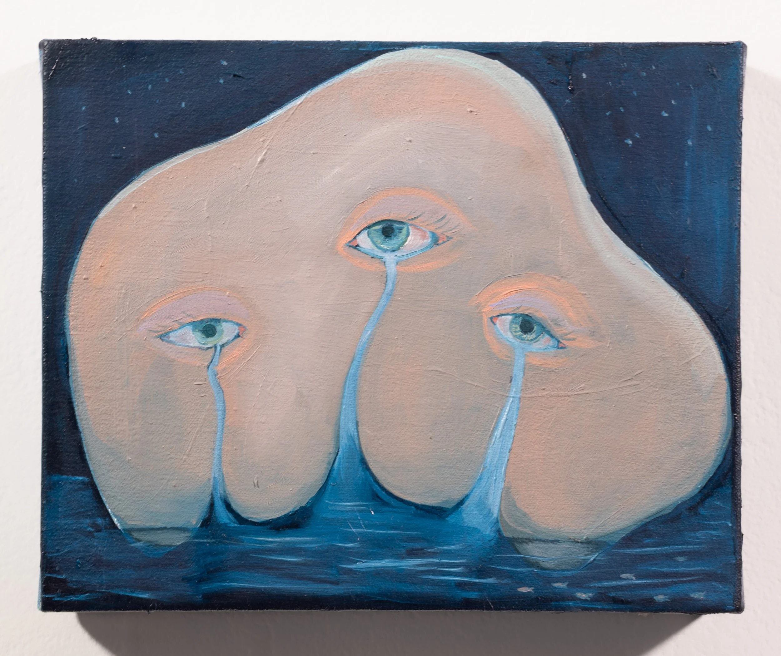 "Only in Dreams." Oil on canvas. 10 x 8 inches. 2025.