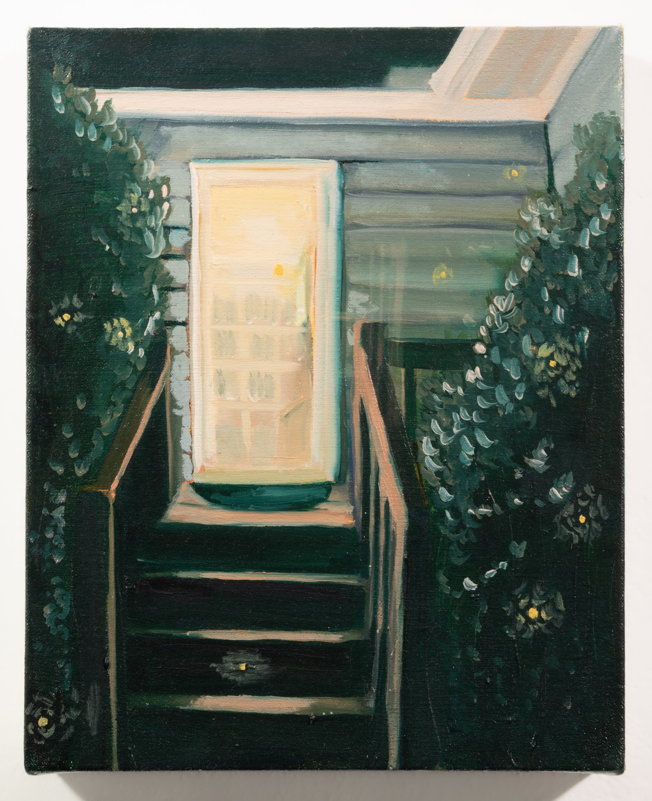 "Locusts." Oil on canvas. 8 x 10 inches. 2025.