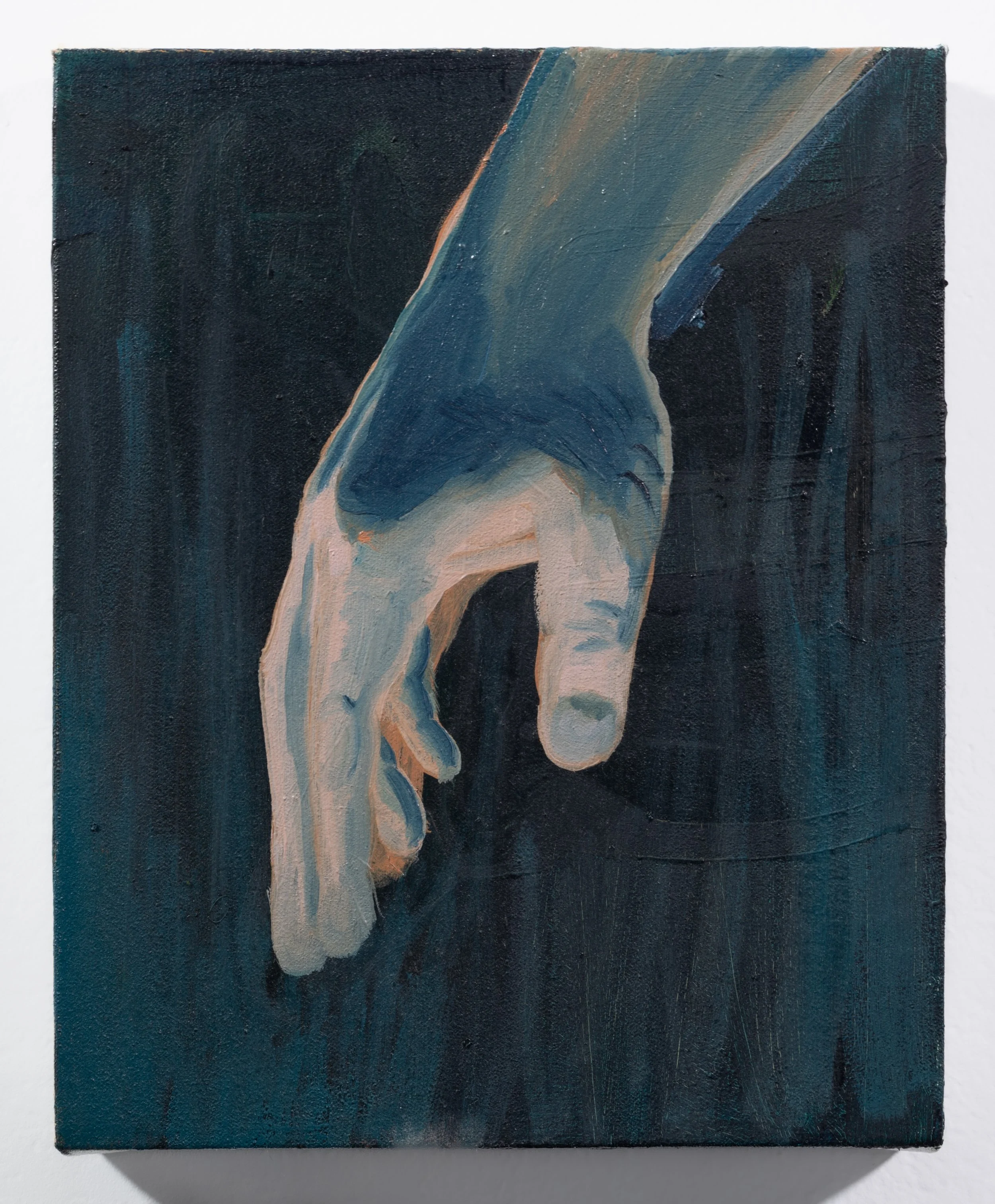 "Trepidation." Oil on canvas. 8 x 10 inches. 2025. 