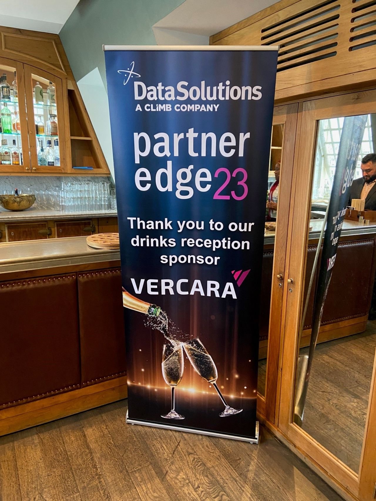 Drinks reception was sponsored by Vercara.