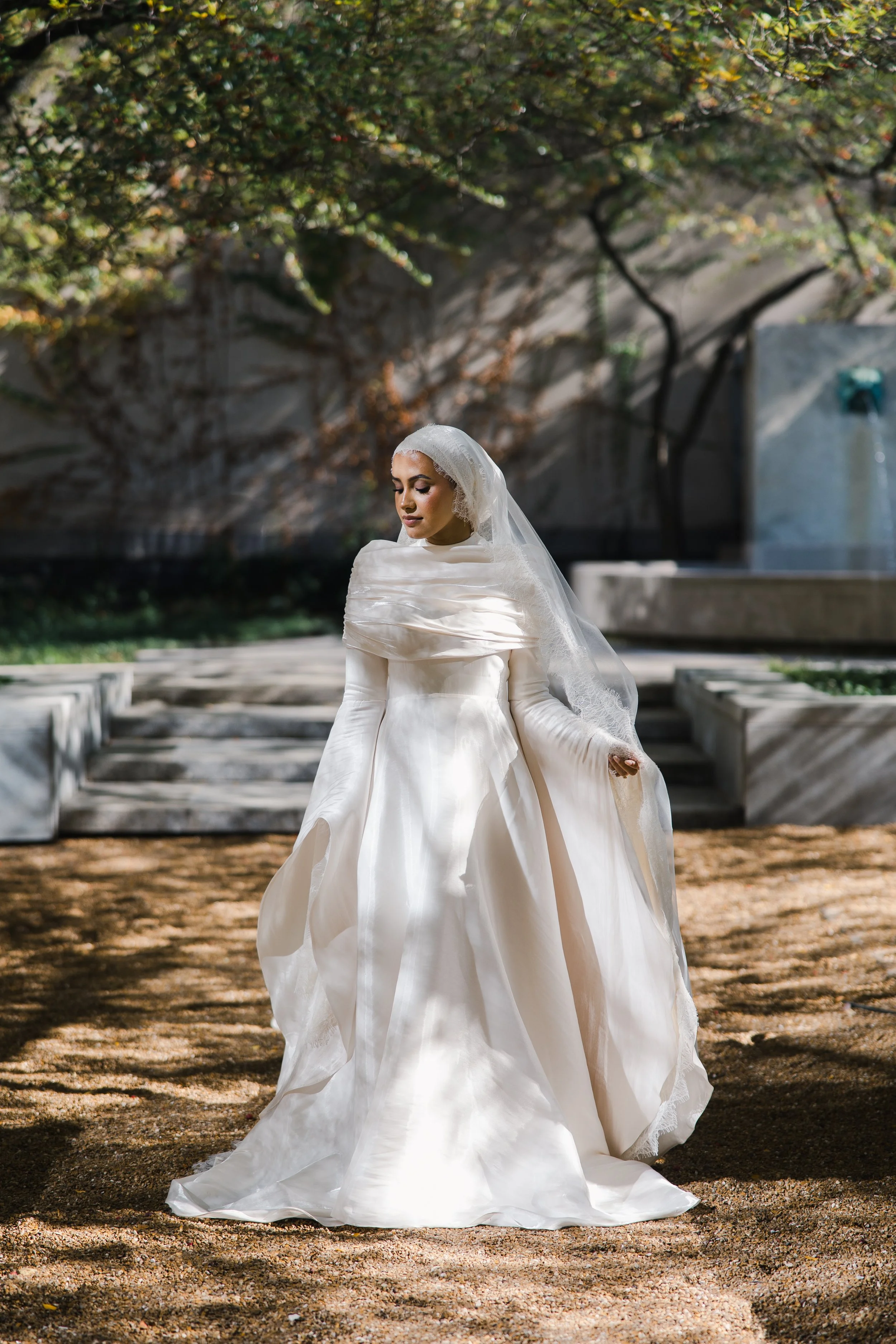 Chicago Art Institute South Garden Wedding Photography October Wedding Fall