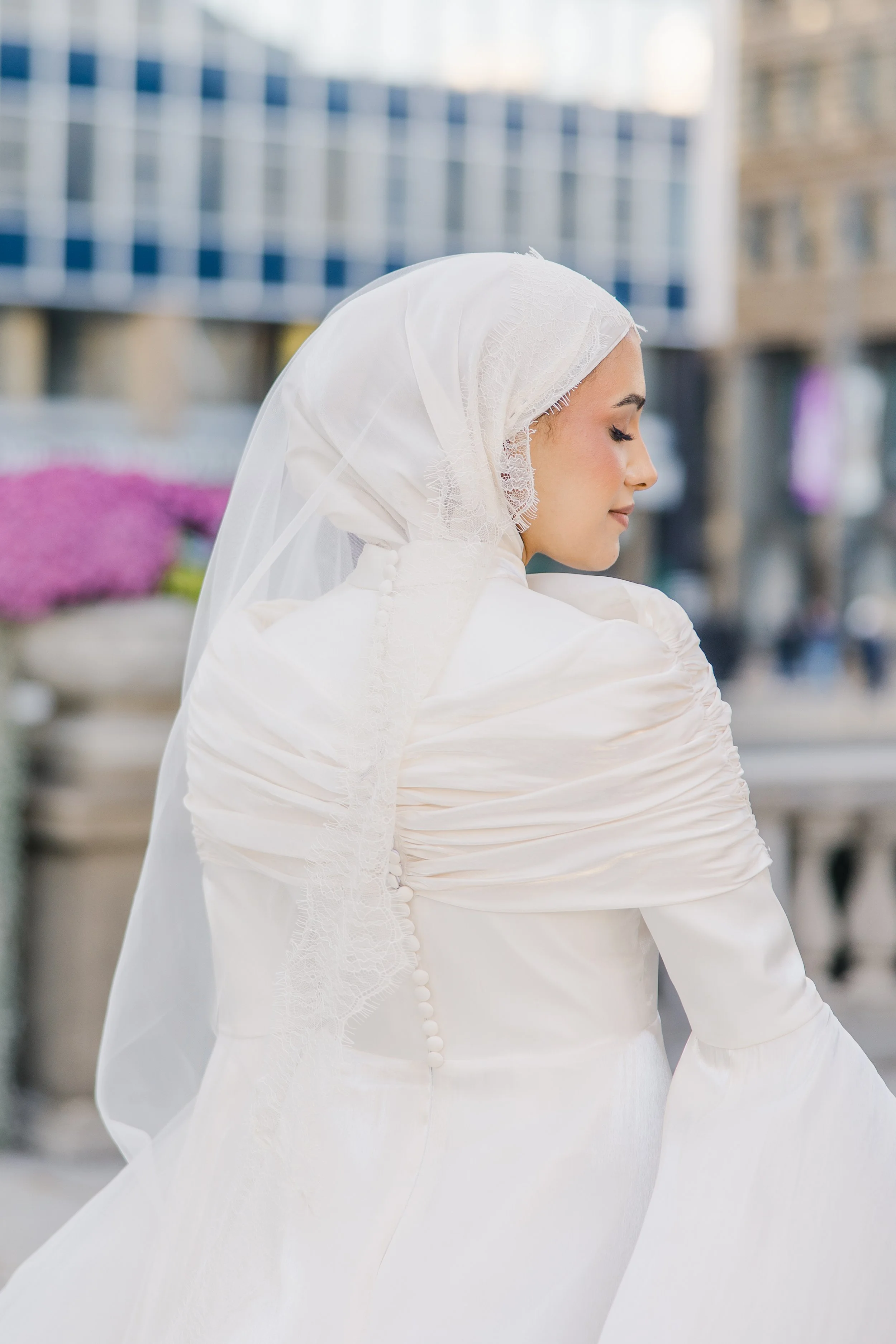 Chicago Art Institute South Garden Wedding Photography October Wedding Fall