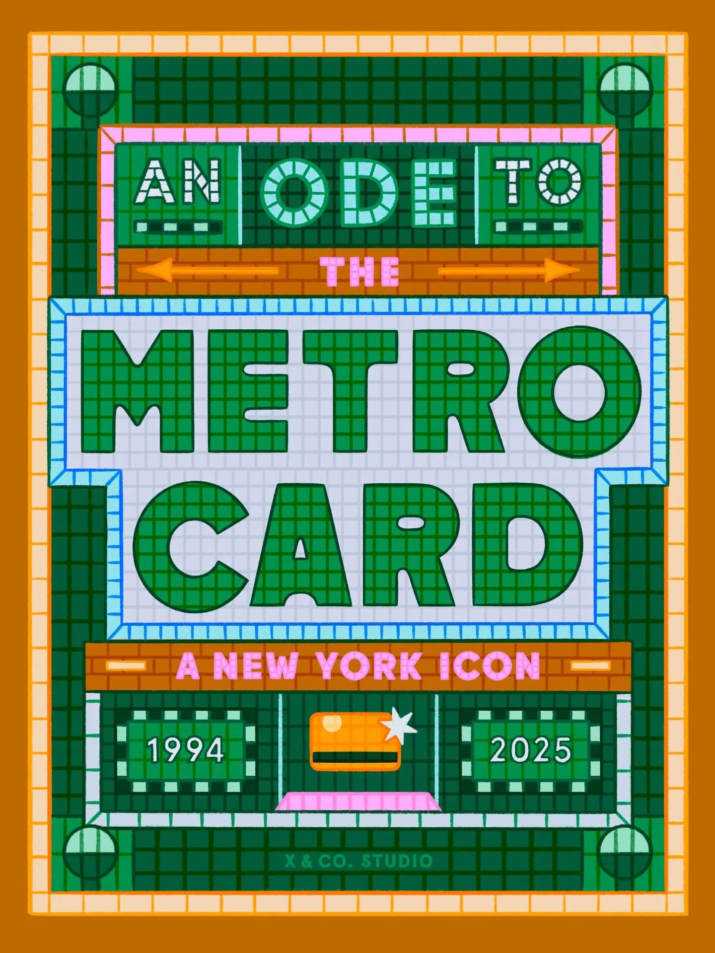 Re-entering 2026 (and IG) with a little something special for one of my fav nyc gals: the metrocard ✨

maybe I&rsquo;m sentimental because I *vividly* remember always waiting in line to refill my card when I first moved here, or because she and I are