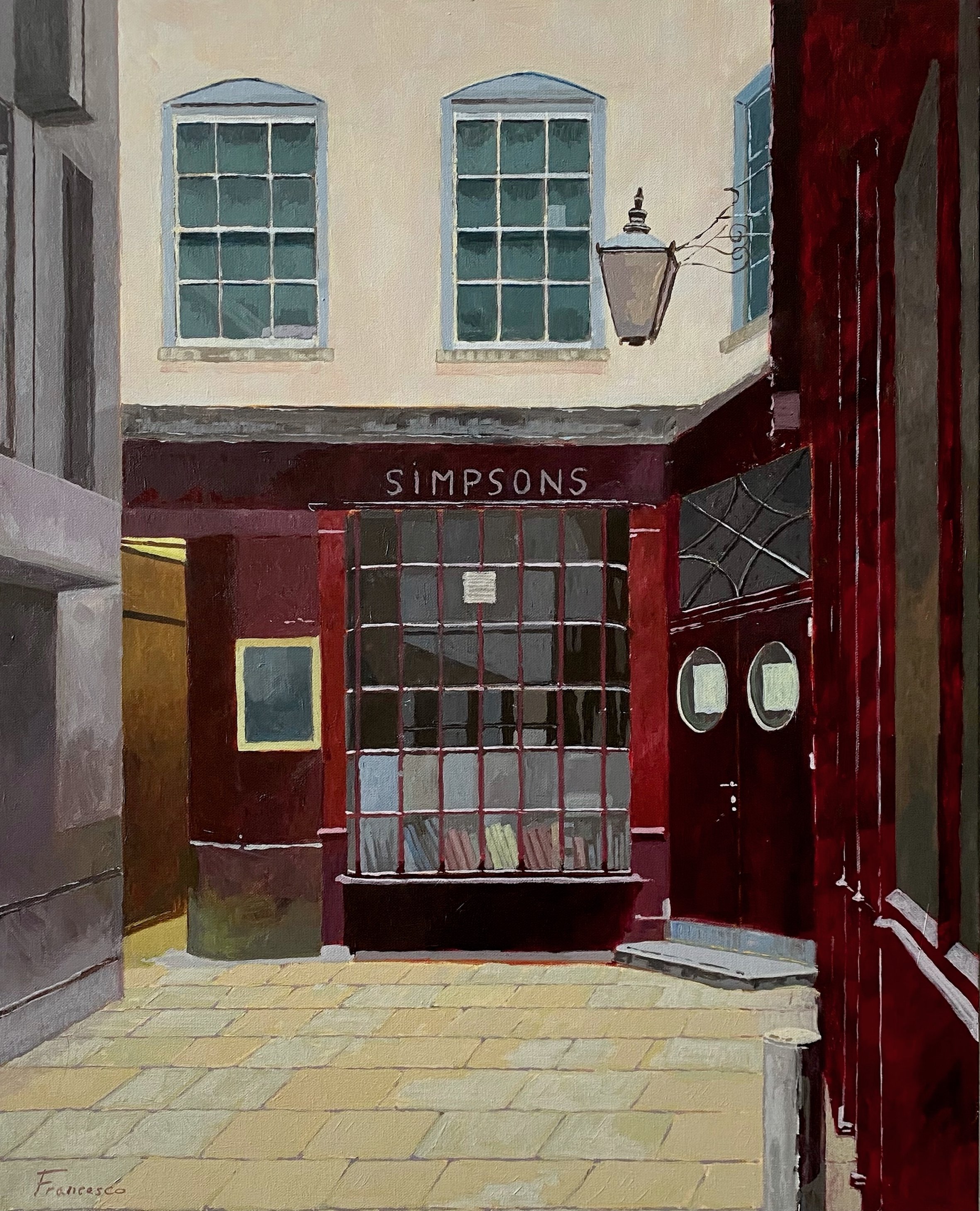 The Simpsons Tavern. 24 x 30"