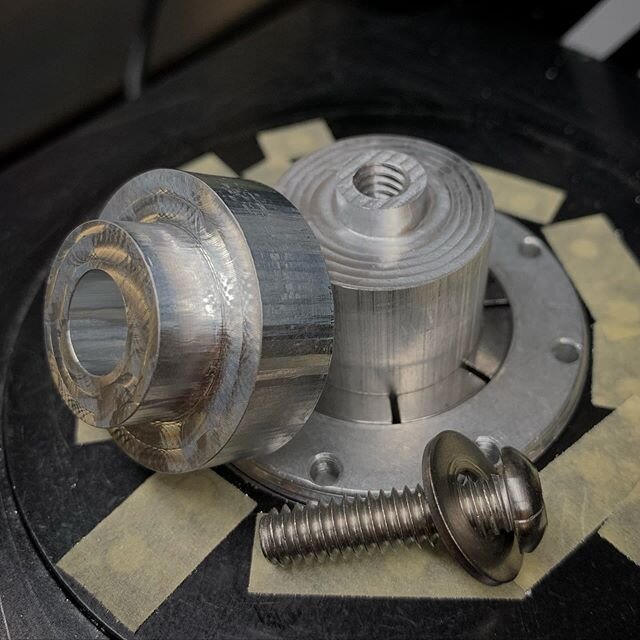 Fixture and workpiece machined on separate desktop CNCs, but I have the fit painstakingly dialed in to within 0.1mm of each other.

#Carbide3D #Shapeoko #CNC #CNCRouter #pocketnc #5axis #DIY #Maker #instamachinist #Precision #Fusion360 #cncowners #cn