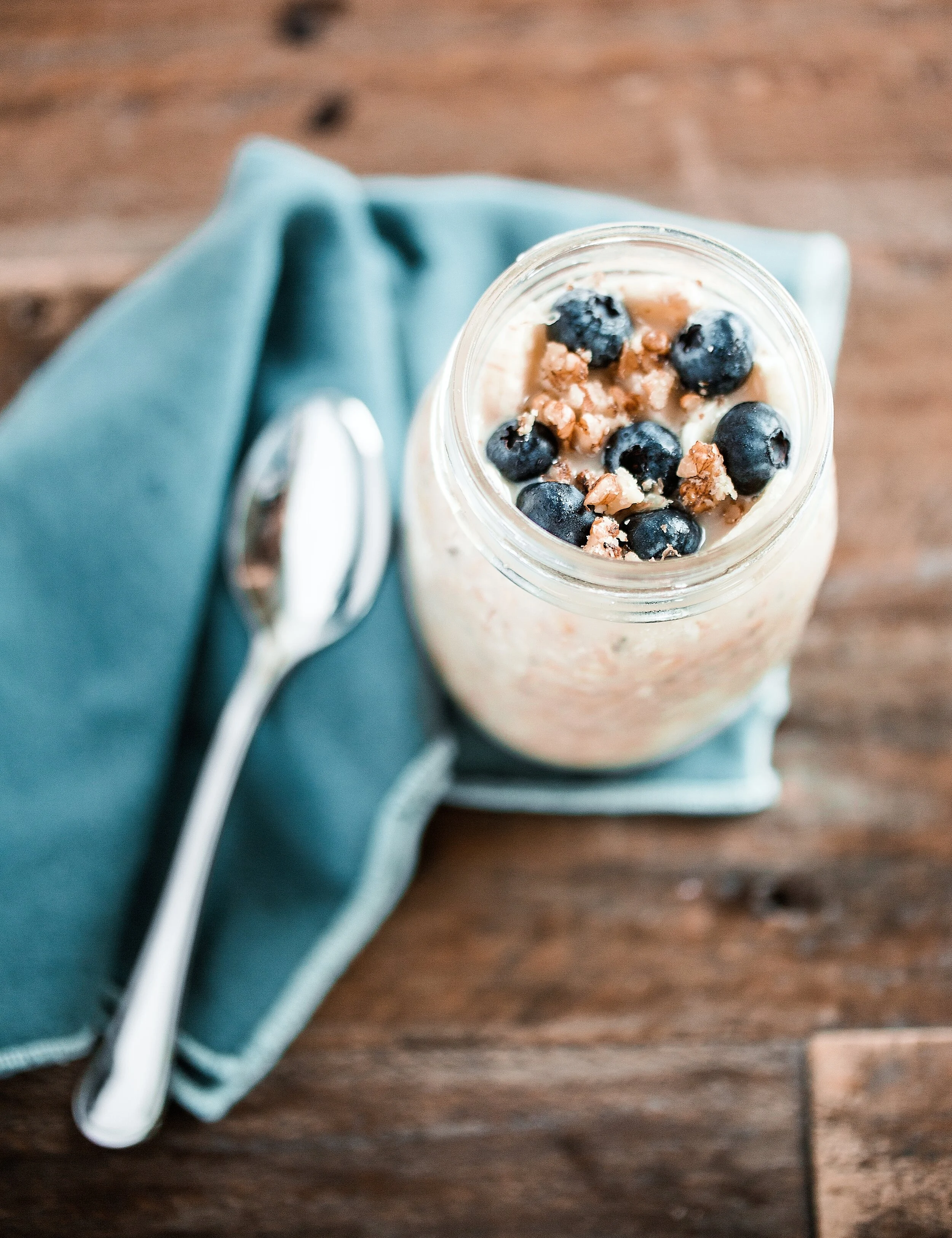 Banana Walnut Overnight Oats