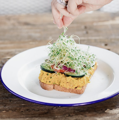  “Holy Sh*t, Better than Tuna” Chickpea Sandwich 