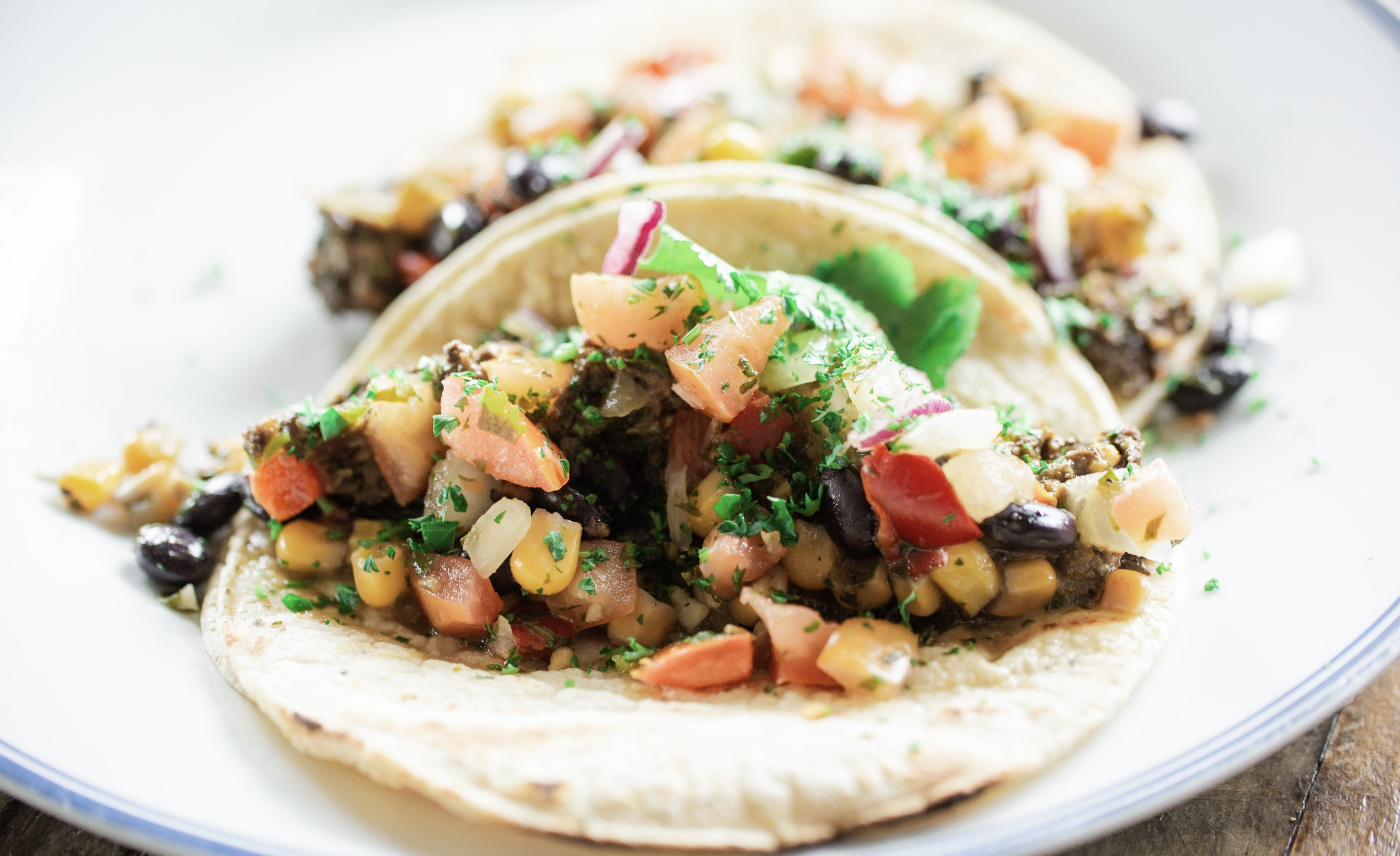 Mushroom “chorizo” Tacos