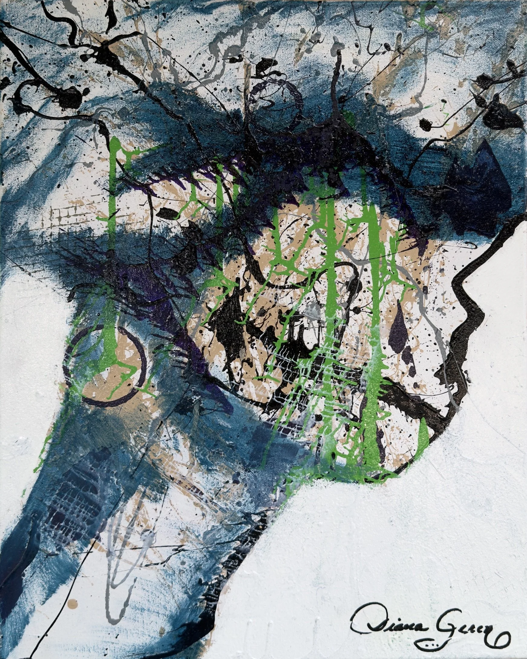 Youth Angel / Original / Media : Mixed Media / Dimensions: 17.25x21.25 in with Black Flouting Frame / 2026 / Price: 1,466.00