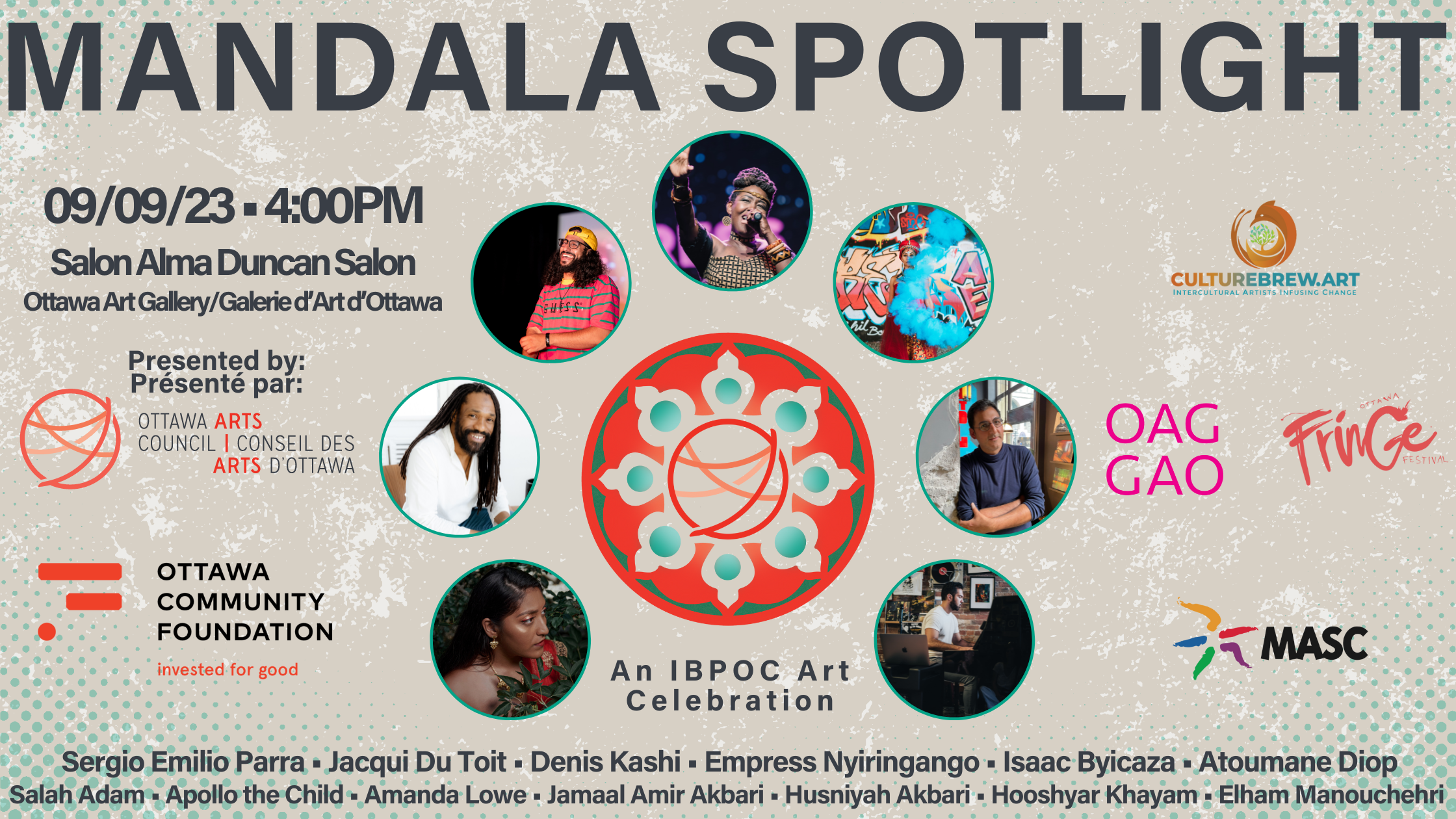 Mandala Spotlight: Unveiling Mandala on Stage | September 9, 2023 - 9 septembre 2023