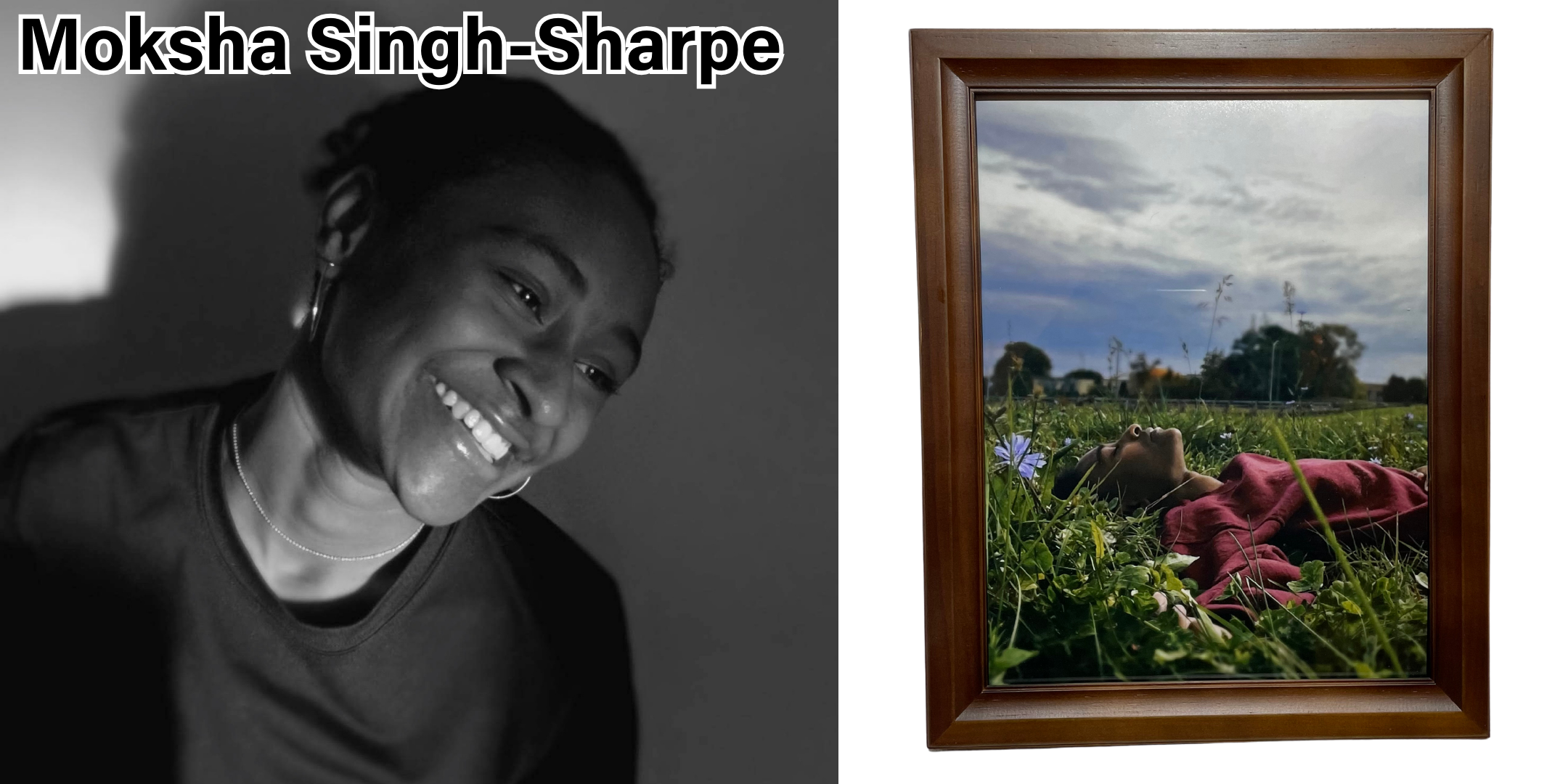 ...."Breathe" by Moksha Singh-Sharpe. 10 x 13" photo print.."Breathe" par Moksha Singh-Sharpe. Impression photo encadrée, 10 x 13 po....