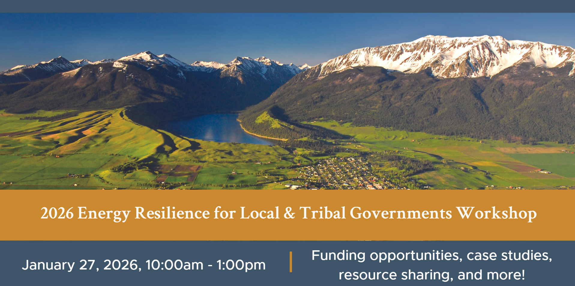 2026 Energy Resilience for Local &amp; Tribal Governments Workshop