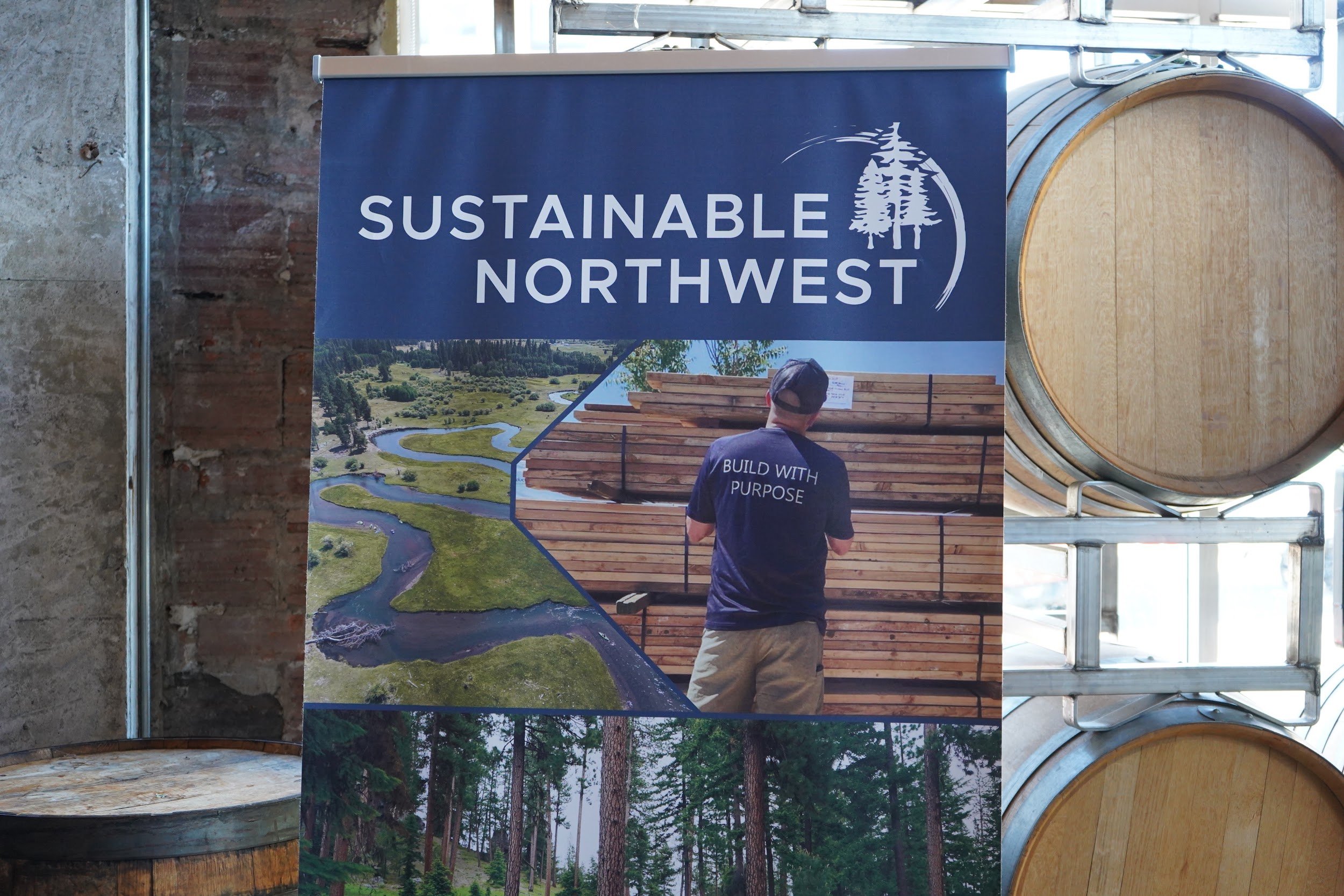 Sustainable Northwest banner at the Lovell Showroom during the 2026 Fall Energy Symposium.jpg