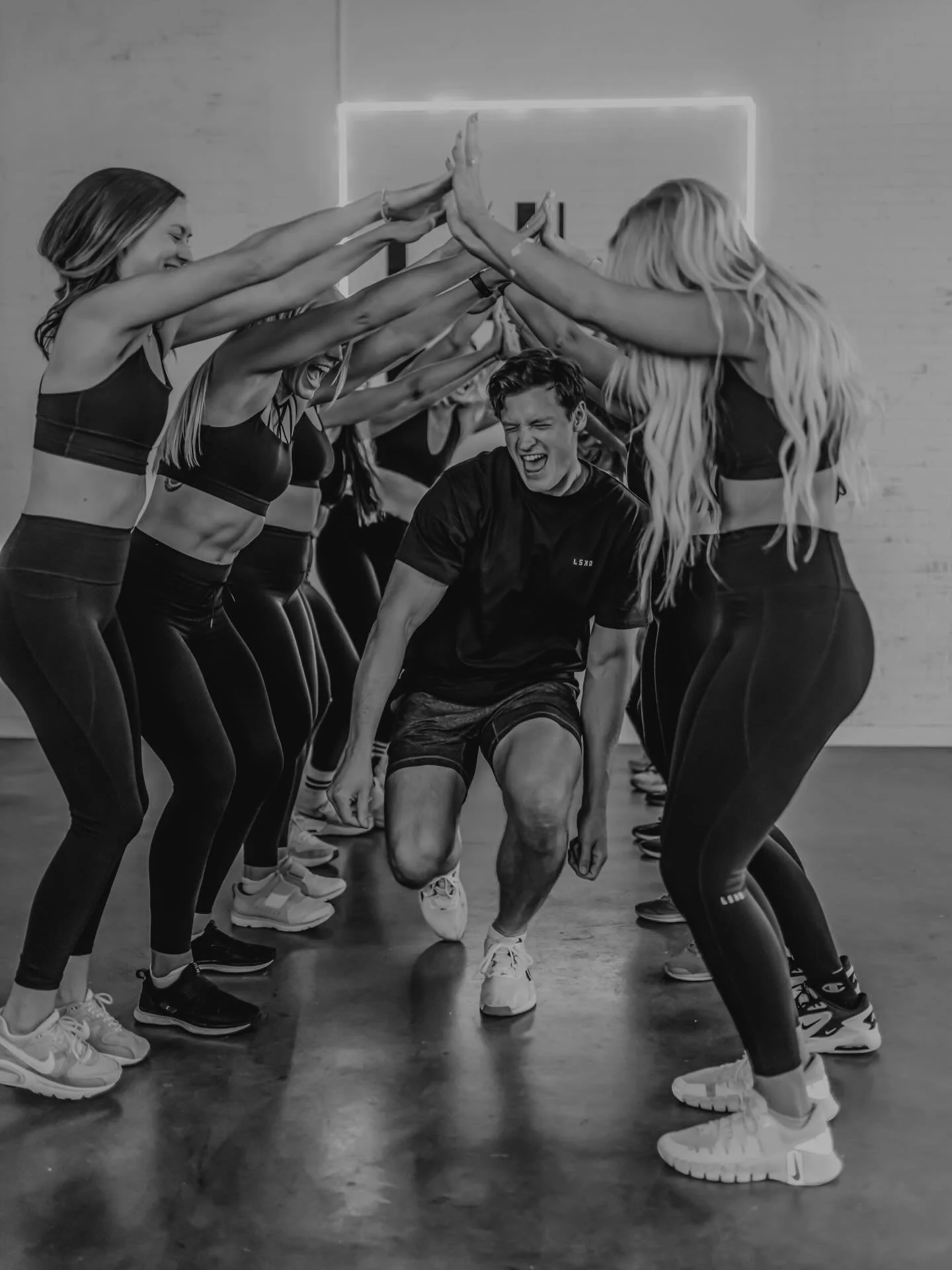 February MOOD: laughing now.. grinding soon  We are bringing back the 100 class challenge 🙌🏻💯💪 Details coming soon..