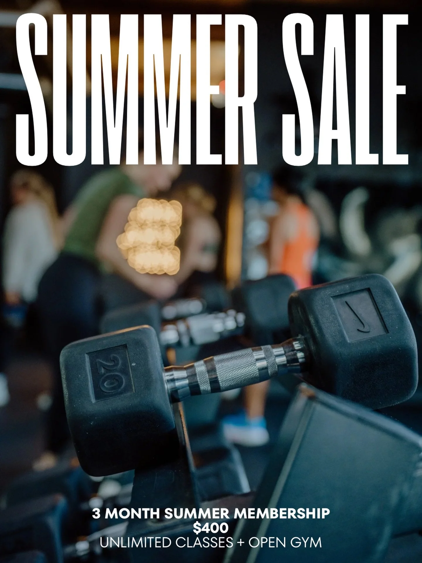 ☀️ Summer just got stronger.
  Crush your goals with 3 months of unlimited classes + open gym access; no contracts, just commitment. 💪

🔥 Perfect for students + teachers (additional discounts available!)
  Let&rsquo;s make this your fittest summer 