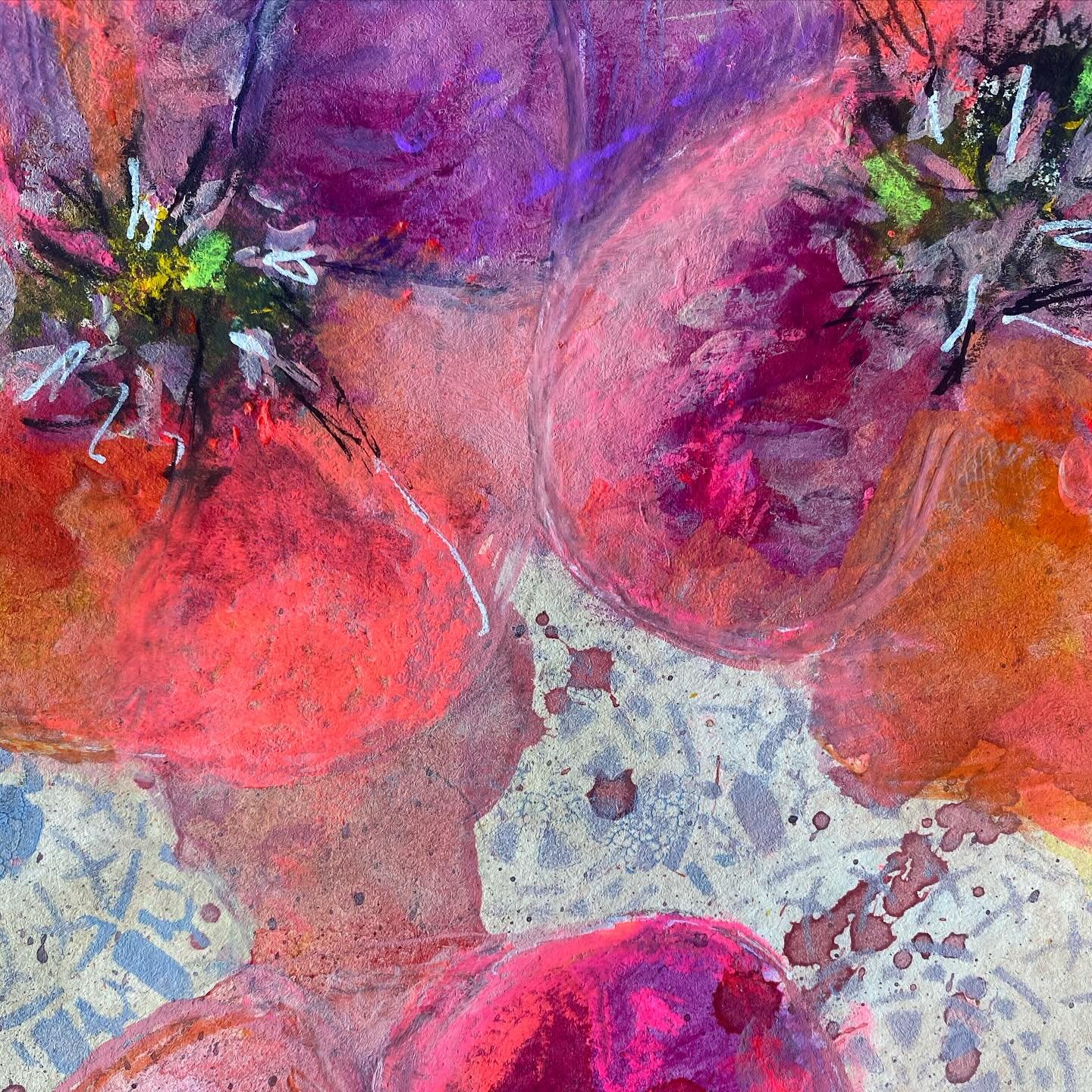 I wanted to share a different kind of garden which I created in honour of my Mother&rsquo;s 78th birthday. Happy Birthday Mum💜

#mixedmedia #gardenlove #art