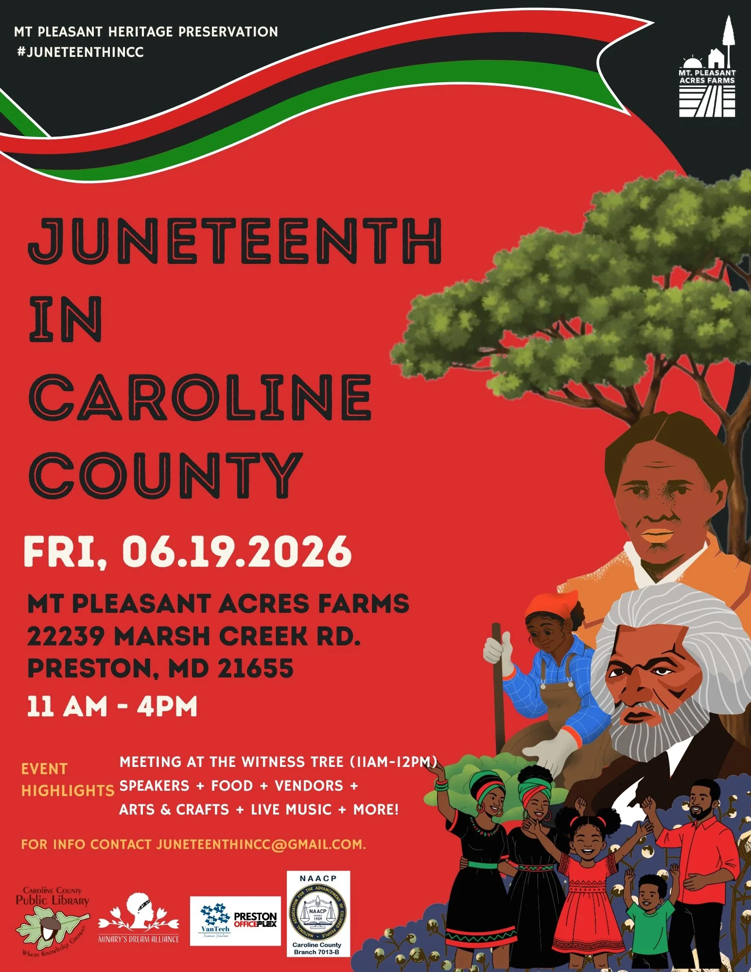  Juneteenth in Caroline County & The Witness Tree Ceremony