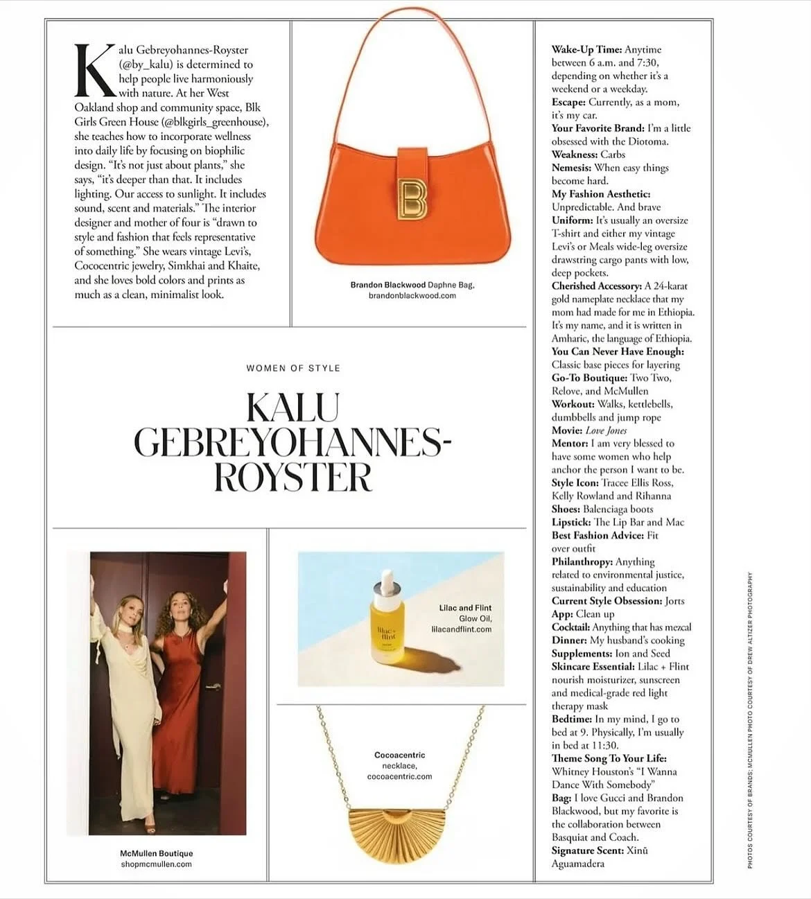 POV: When people speak your name in rooms you haven’t even entered yet — That’s the power of community.✨
Thank you, @by_kalu Kalkidan for choosing COCOACENTRIC to shine alongside you in this sumptuous San Francisco Magazine Women of