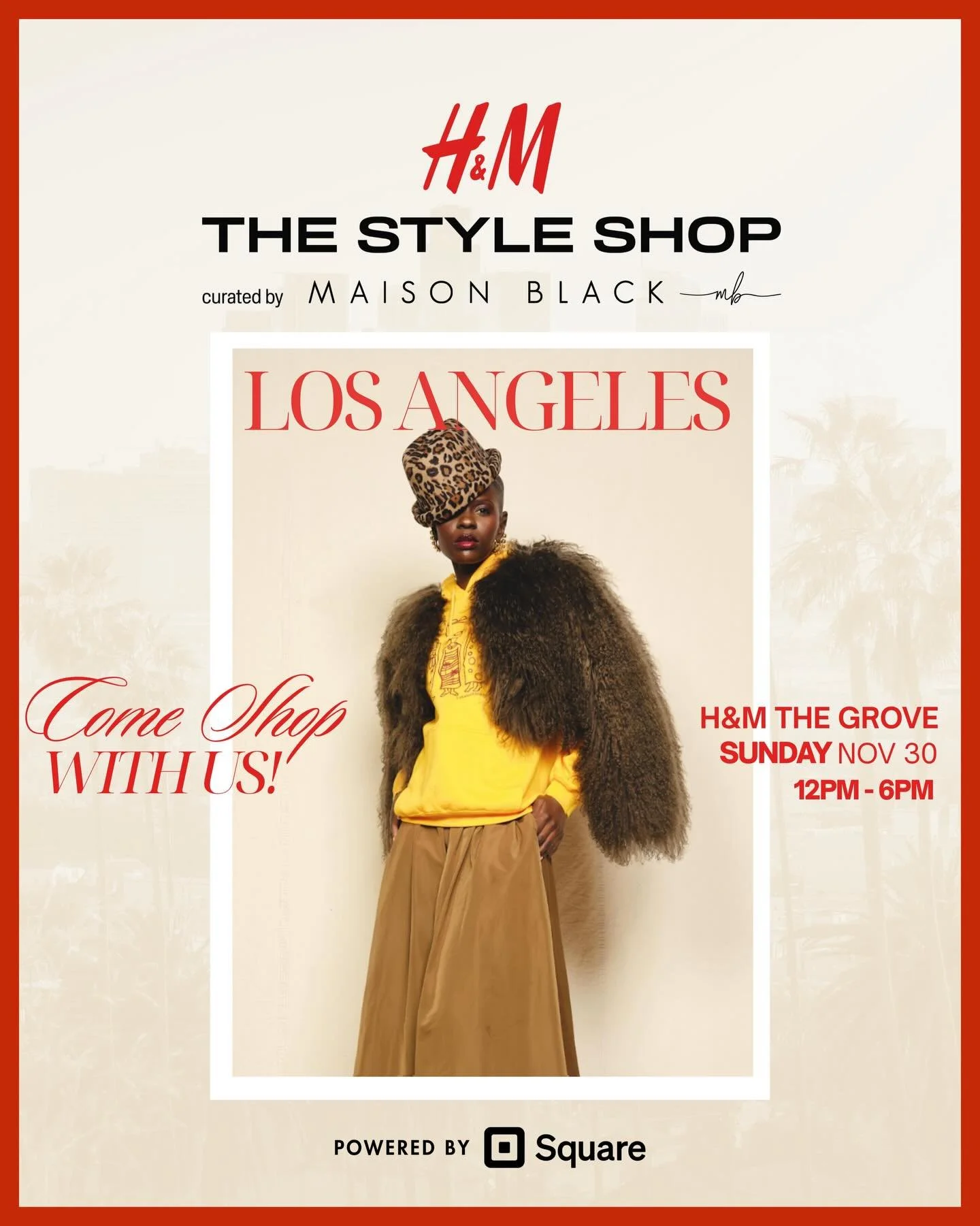 📣✨ L.A., we&rsquo;re outside this Holiday weekend! ✨
Meet us at H&amp;M&rsquo;s newest flagship at The Grove Los Angeles - for the Maison Black Pop-Up &mdash; a celebration of bold Black creatives, fresh style, and everyday luxury redefined.

Pull u