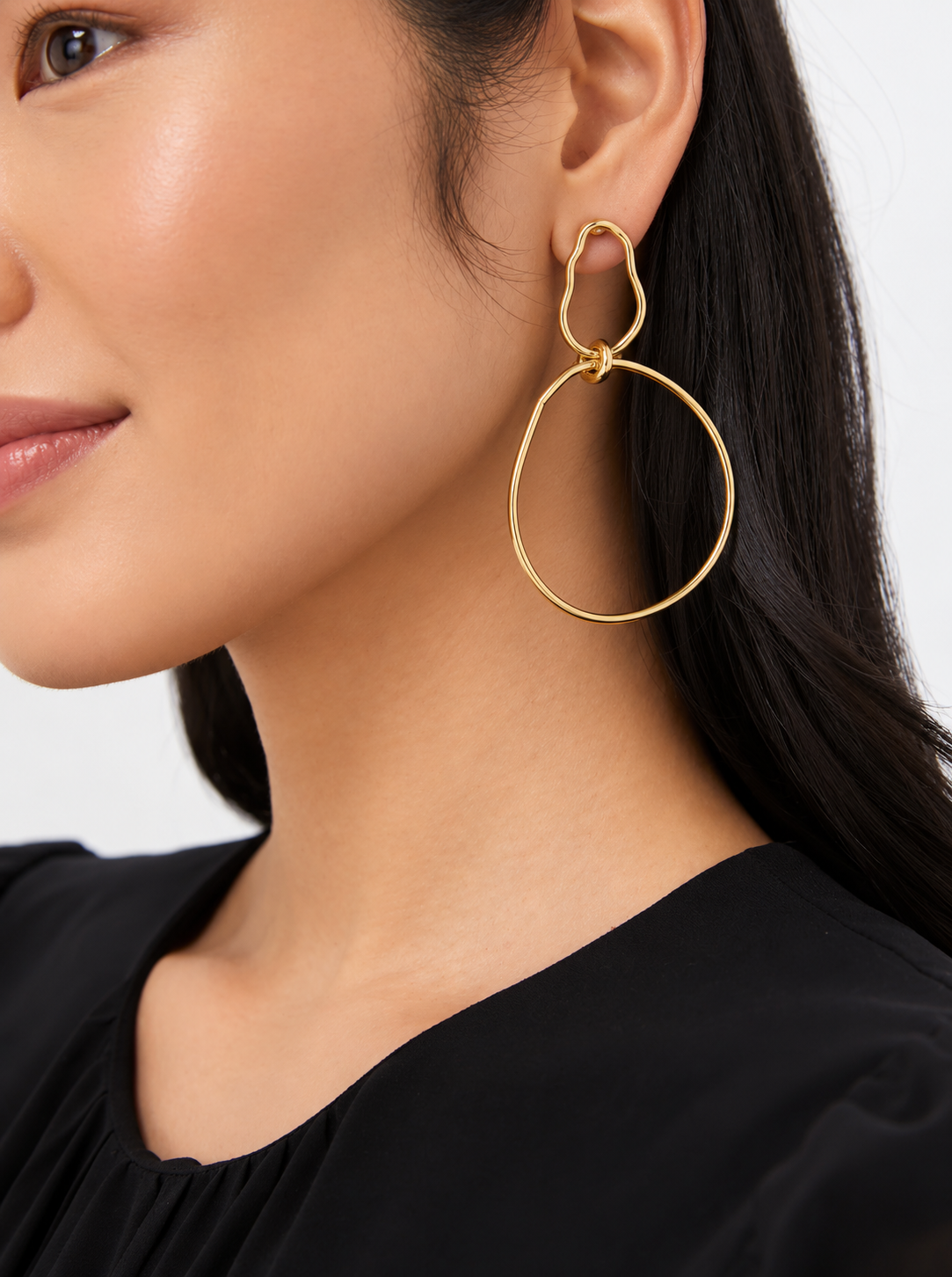 Knotted Wire Double Dangle
