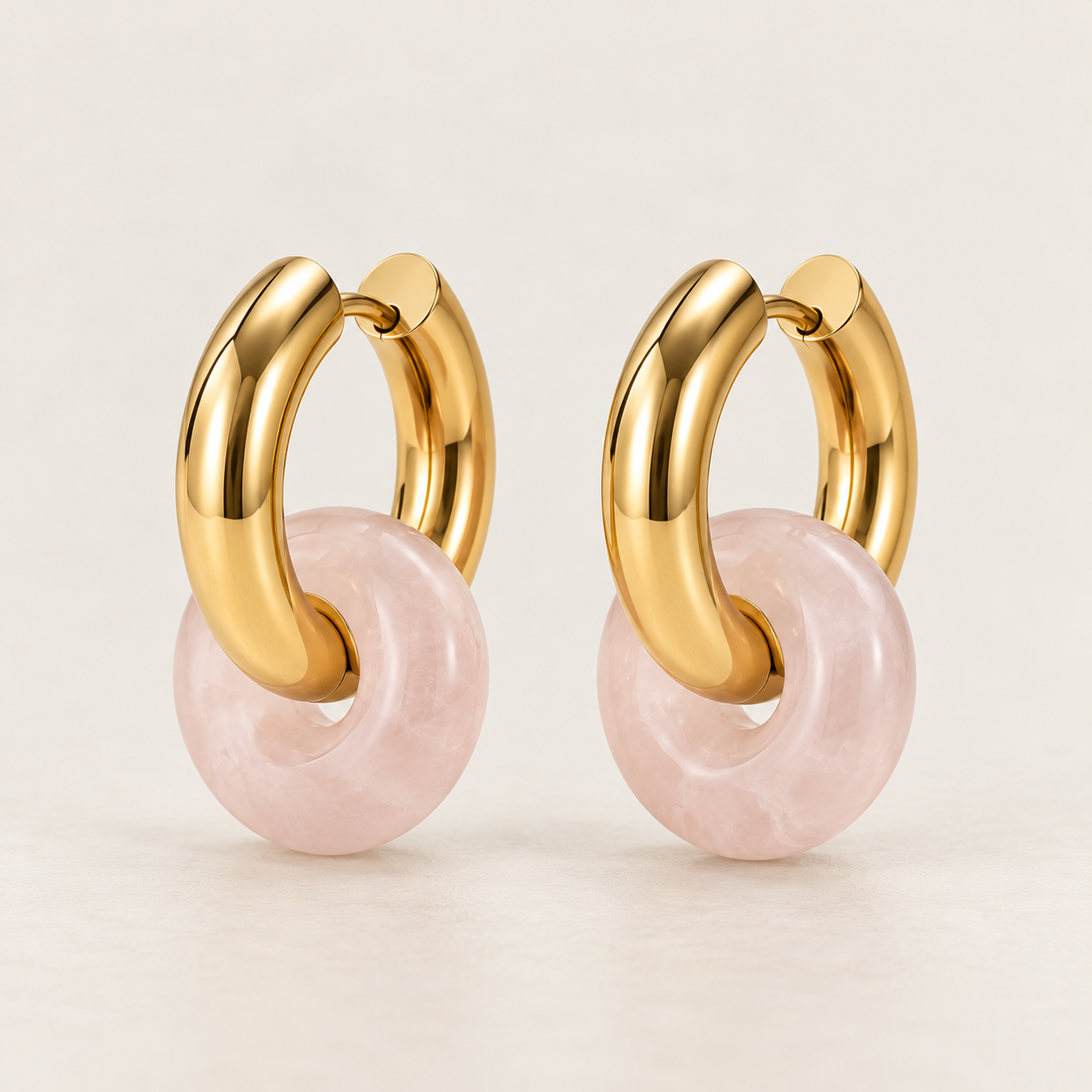 Gold Hoops with Rose Quartz Donuts.png