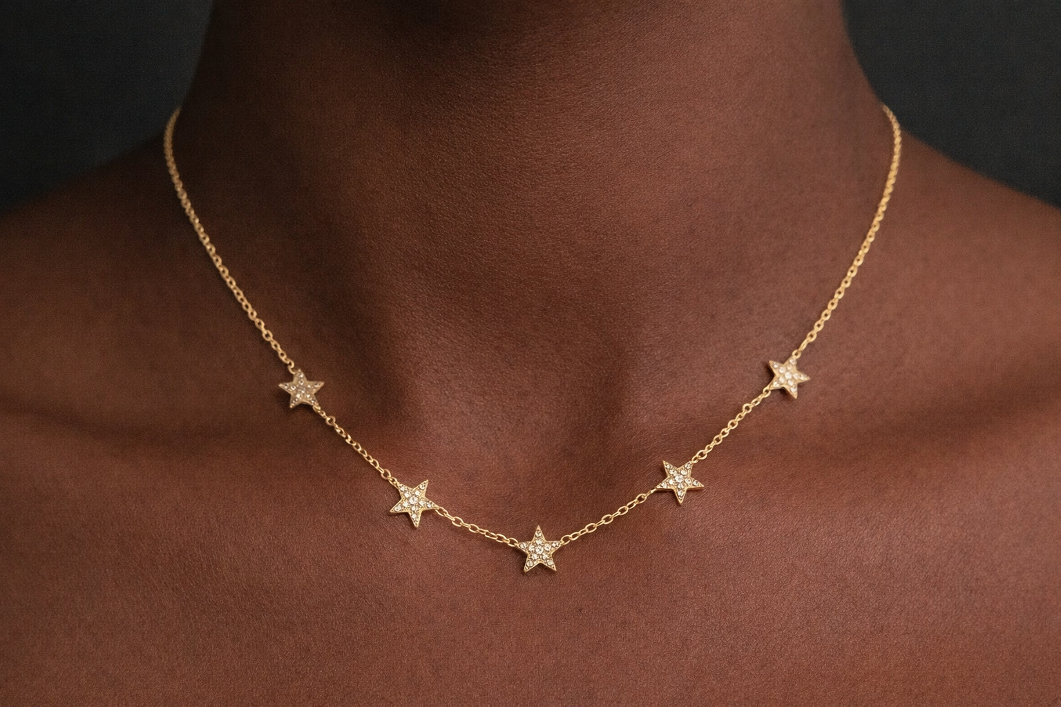 Leila Dainty Star Necklace