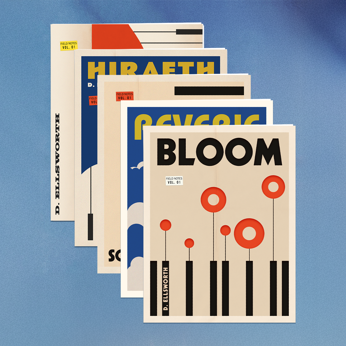 "bloom" "reverie" "solstice" "hiraeth" & "drift" by D. Ellsworth Digital Sheet Music Download