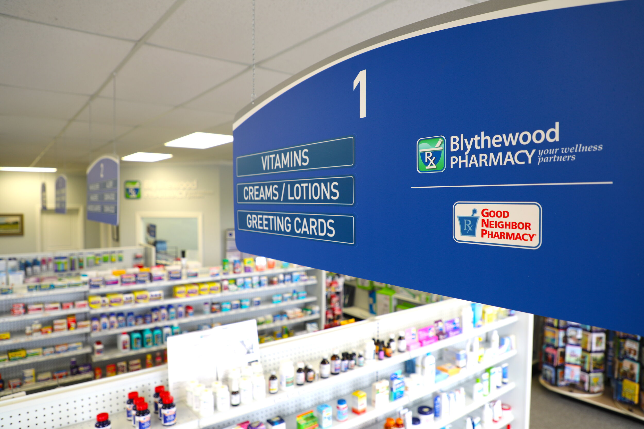 blythewood pharmacy isle sign.JPG