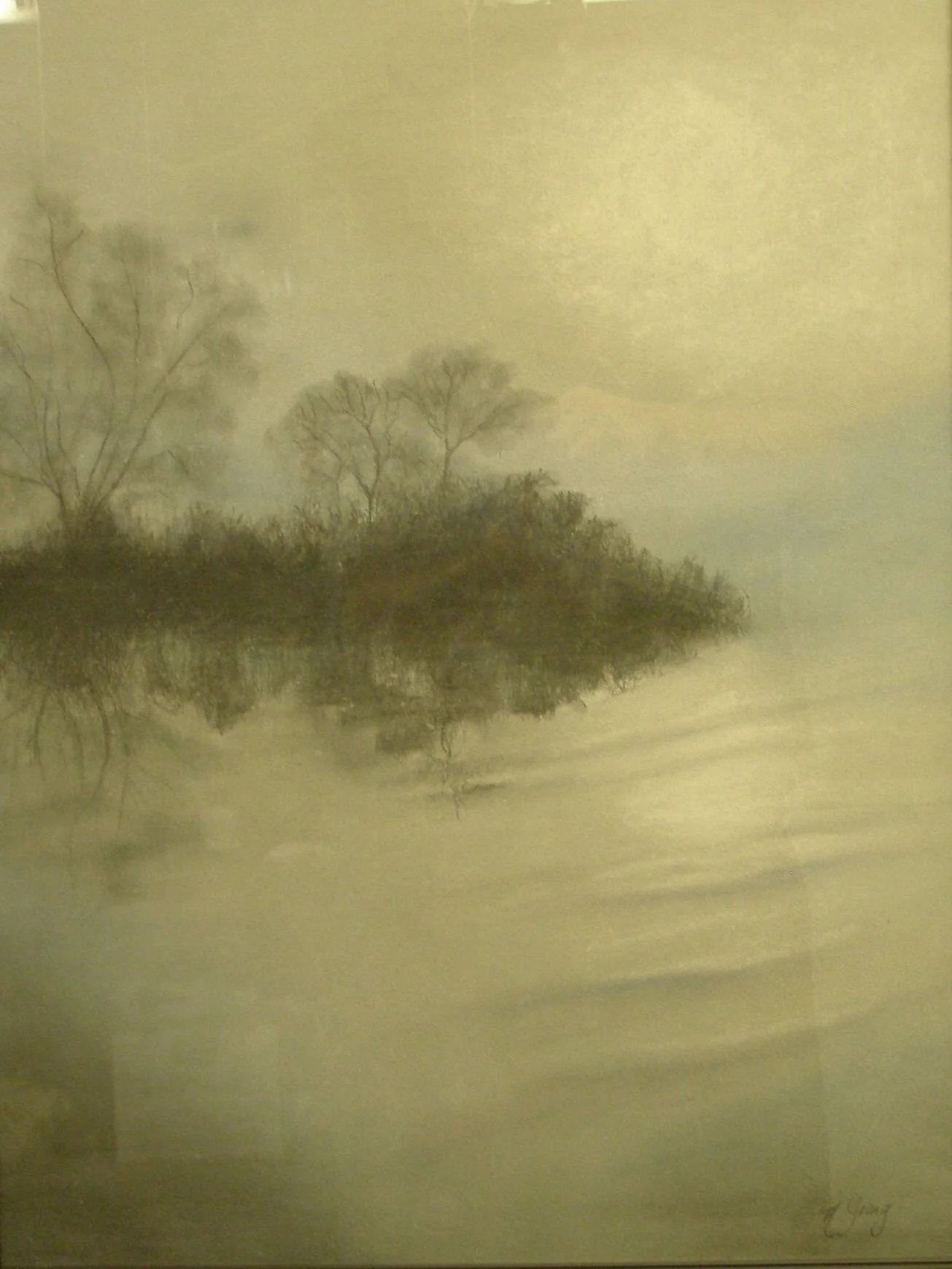 "Mist"  Pastel  16" x 22" sold