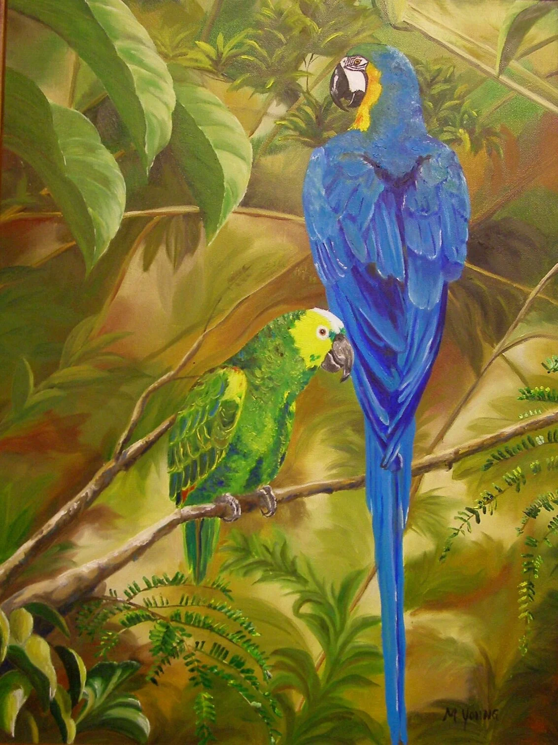"Dino and Sarge"  Oil on Canvas 18" x 24" sold