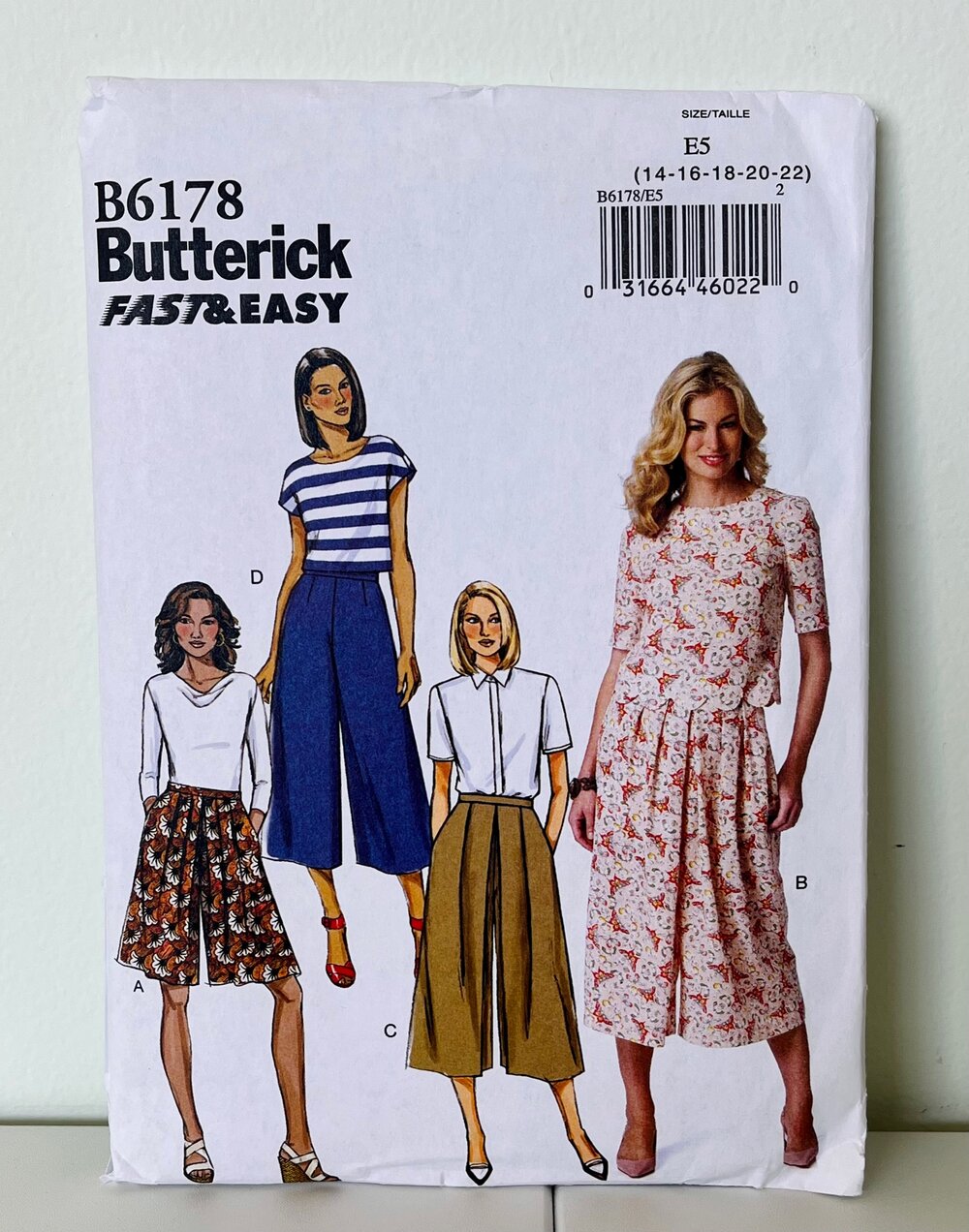 Butterick 6178 — LearningSewMuch