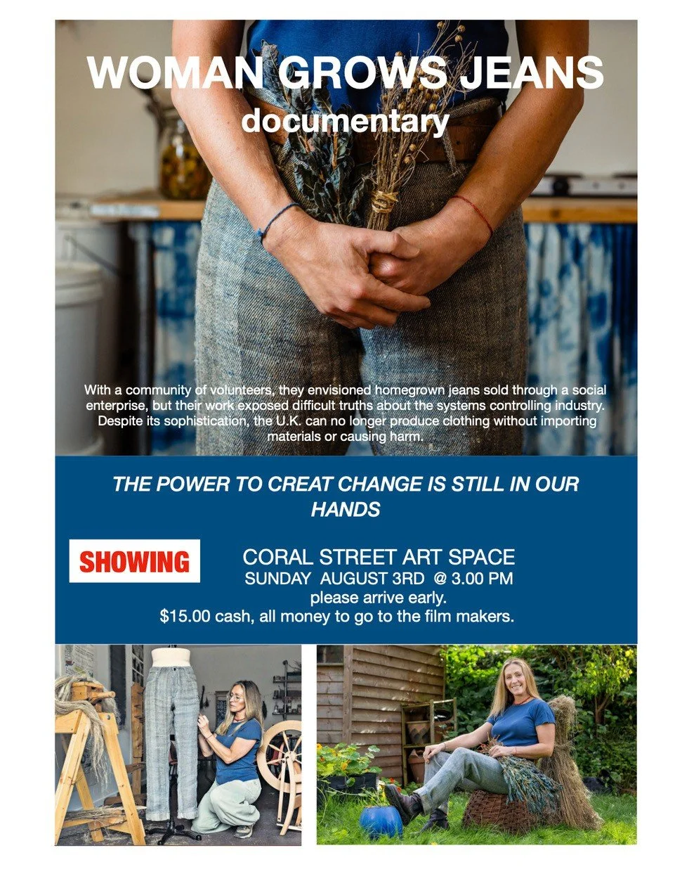 Woman Grows Jeans Documentary Showcase