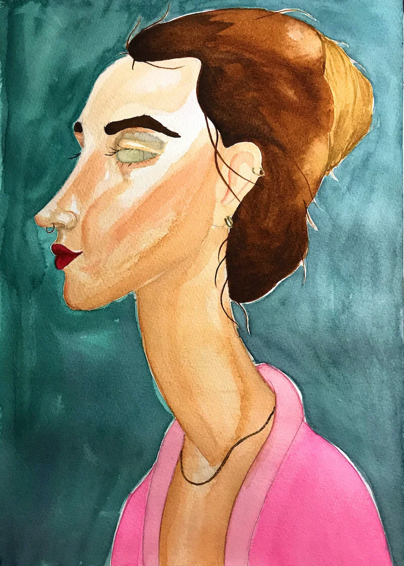 Lauren Modigliani - Watercolor - 2019