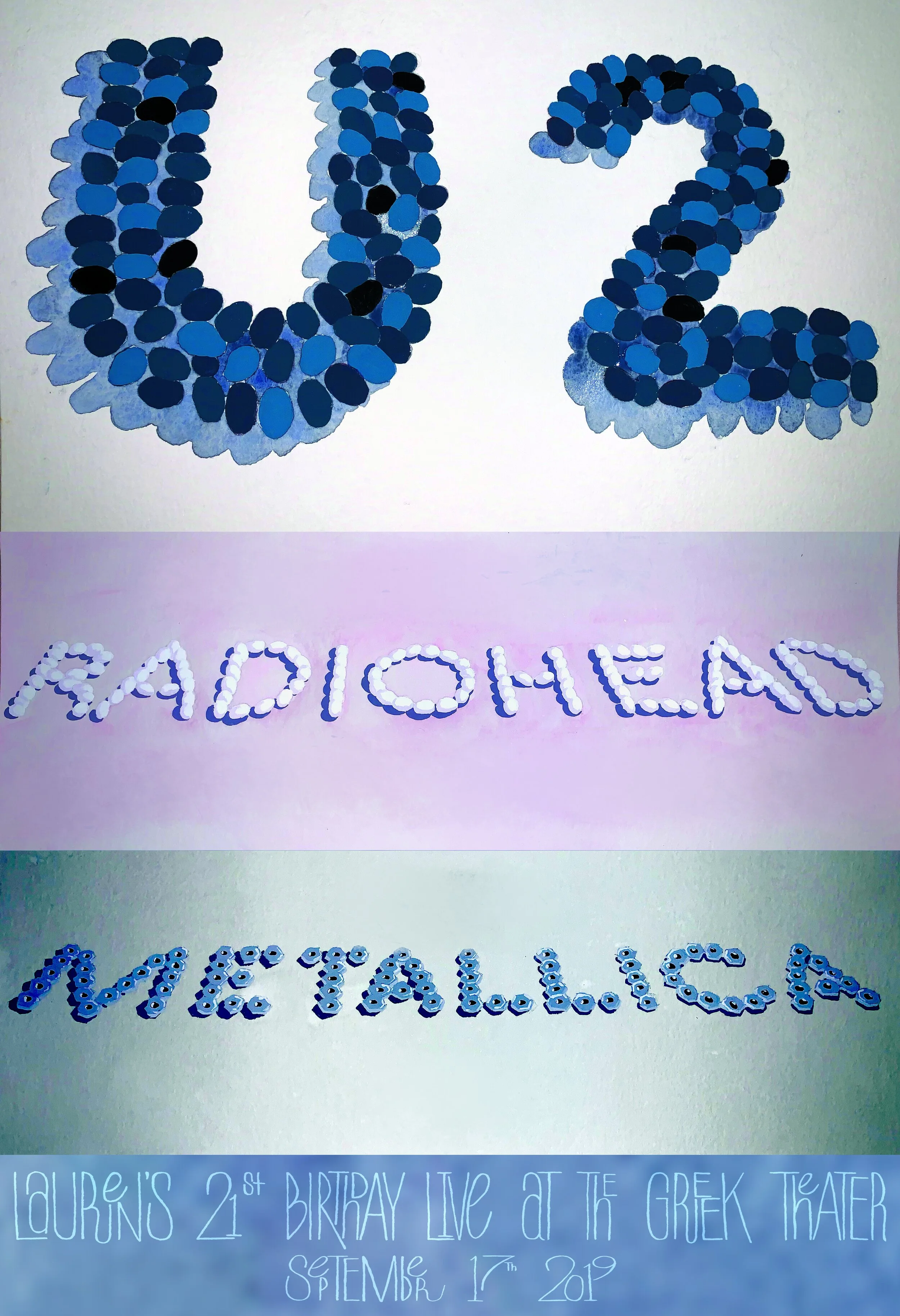 The Perfect Lineup - Watercolor and Gouache - 2019